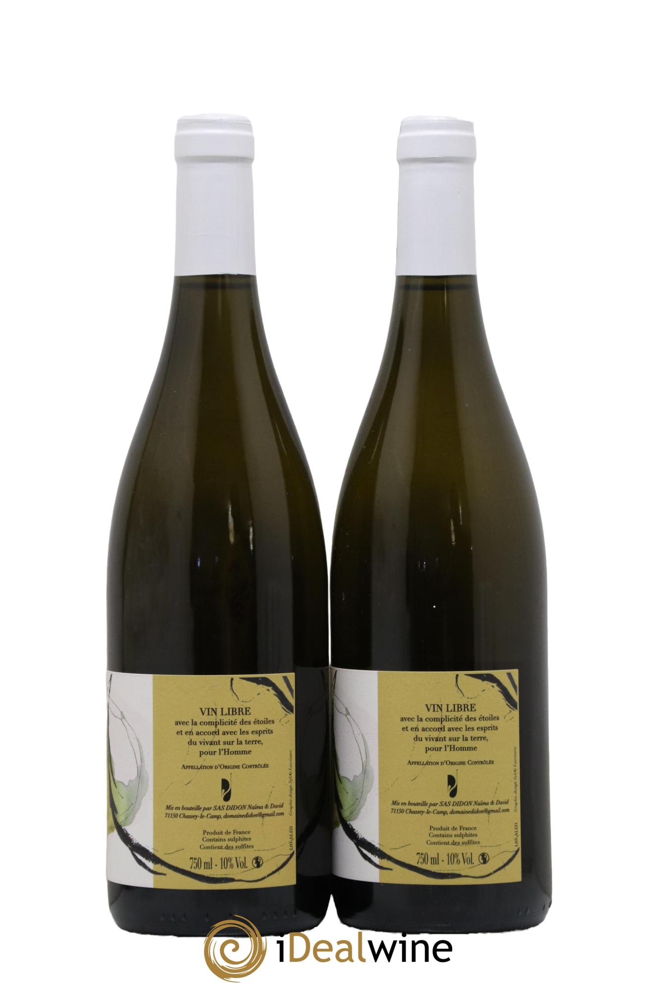 Bourgogne Aligoté Didon (Domaine) 2021 - Lot de 2 bouteilles - 1