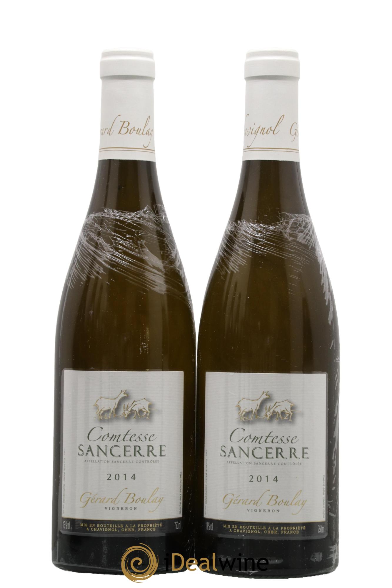 Sancerre Comtesse Gérard Boulay 2014 - Lot de 2 bouteilles - 0