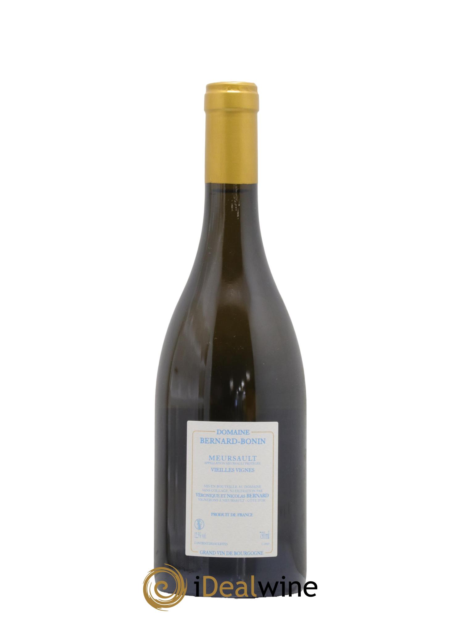 Meursault Vieilles Vignes Bernard Bonin 2018 - Lot de 1 bouteille - 1