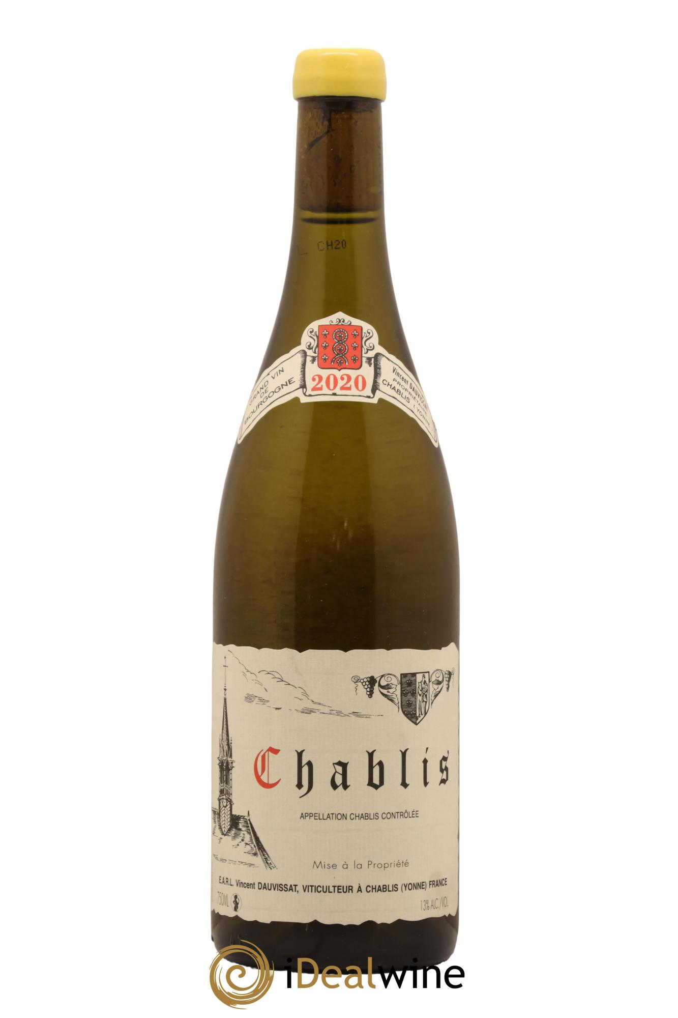 Chablis Vincent Dauvissat (Domaine) 2020 - Lot de 1 bouteille - 0