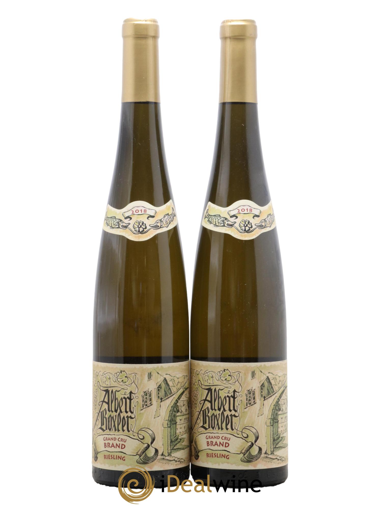 Alsace Riesling Grand Cru Brand K Albert Boxler 2018 - Lot de 2 bouteilles - 0