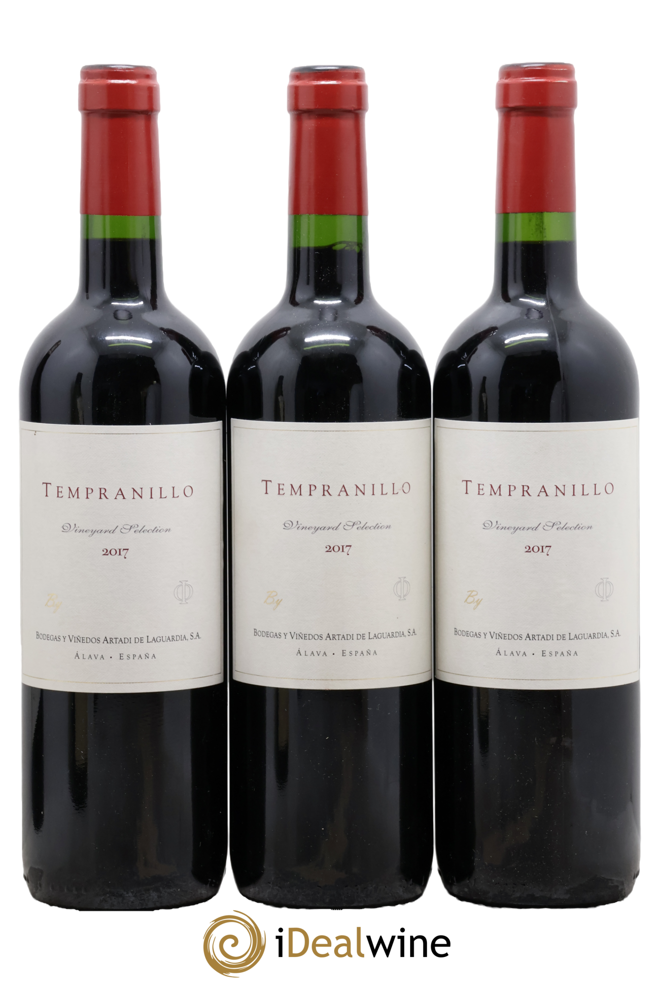 Espagne Tempranillo Artadi Vineyard Selection 2017 - Lot of 3 bottles - 0