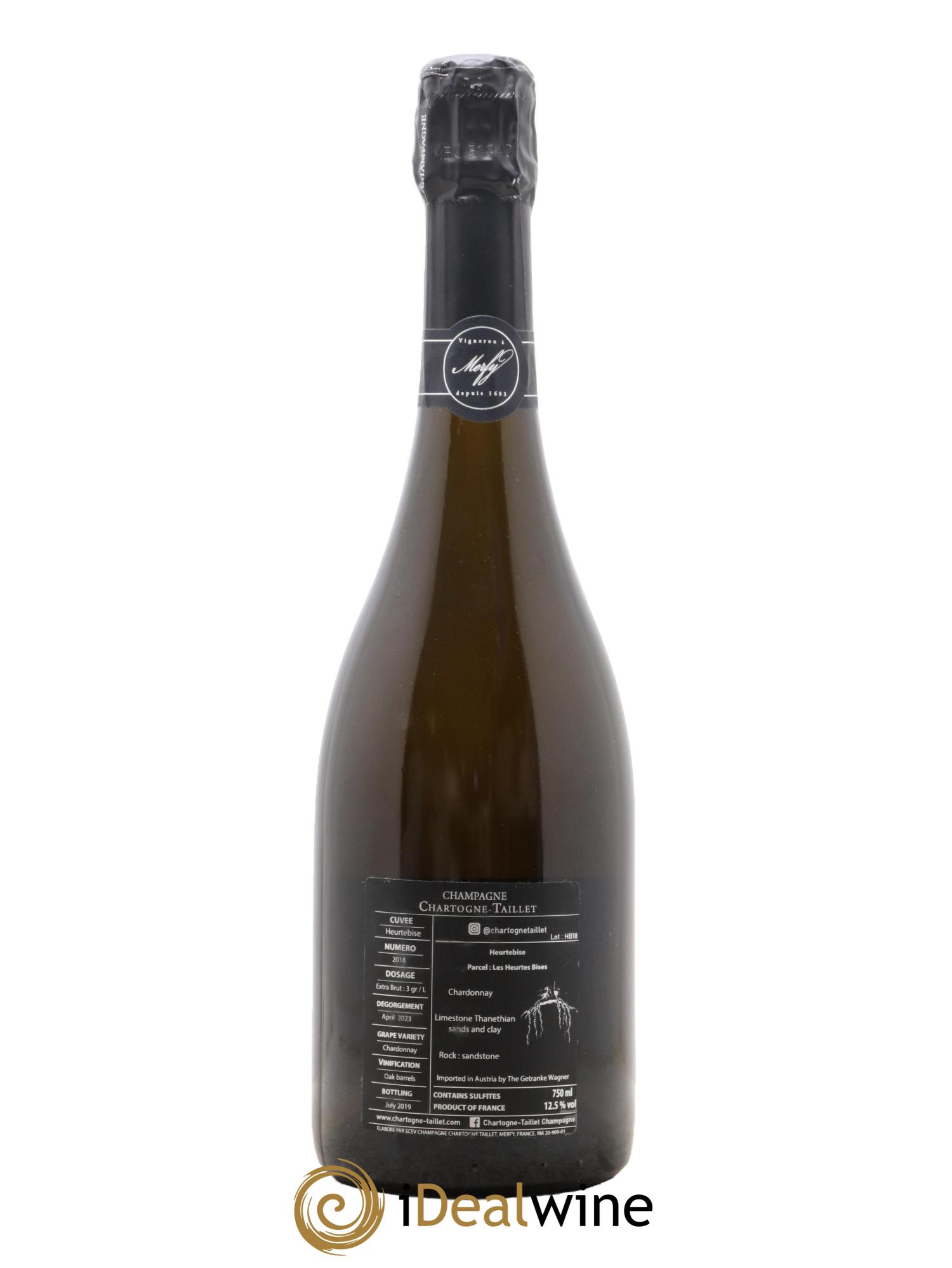 Heurtebise Blanc de Blancs Brut Chartogne-Taillet 2018 - Lot de 1 bouteille - 1