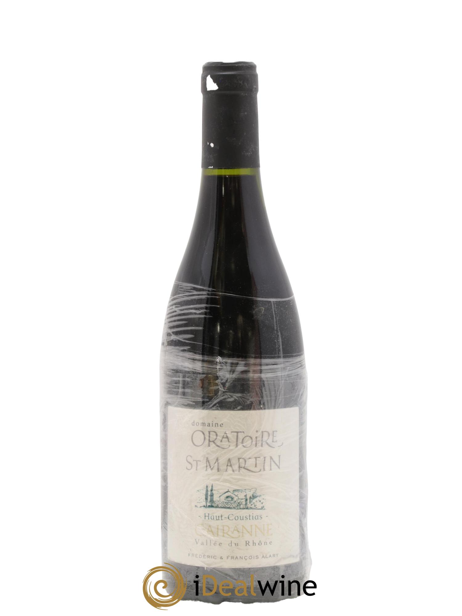 Cairanne Haut-Coustias Oratoire Saint-Martin - Frédéric et François Alary 2016 - Lot de 1 bouteille - 0