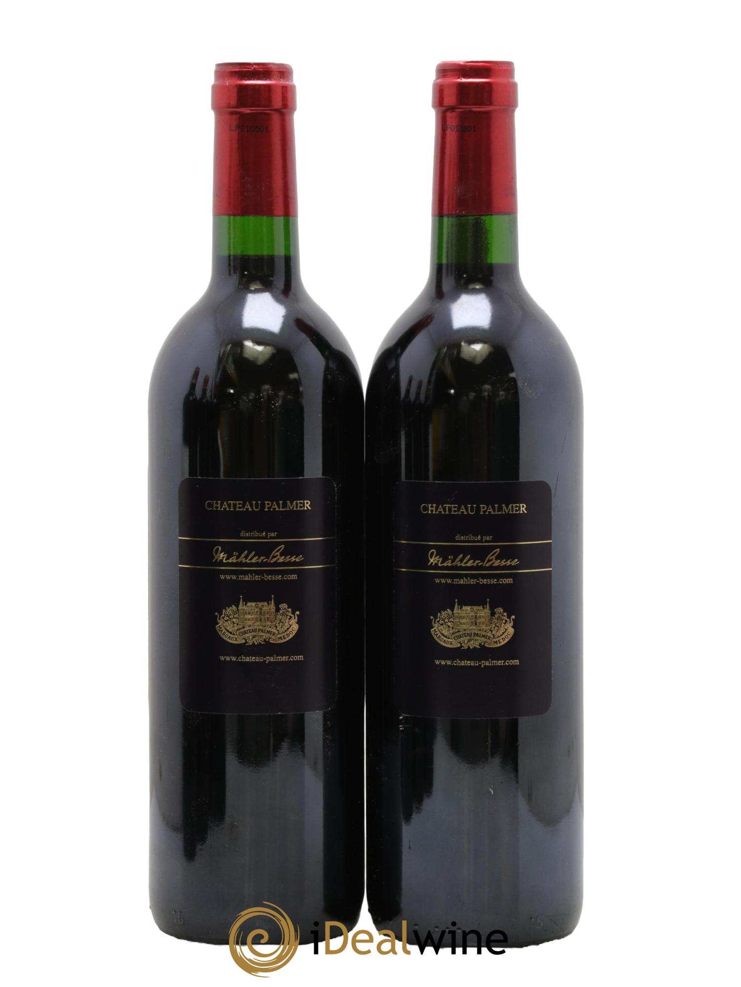 Château Palmer 3ème Grand Cru Classé 2001 - Lot of 2 bottles - 1