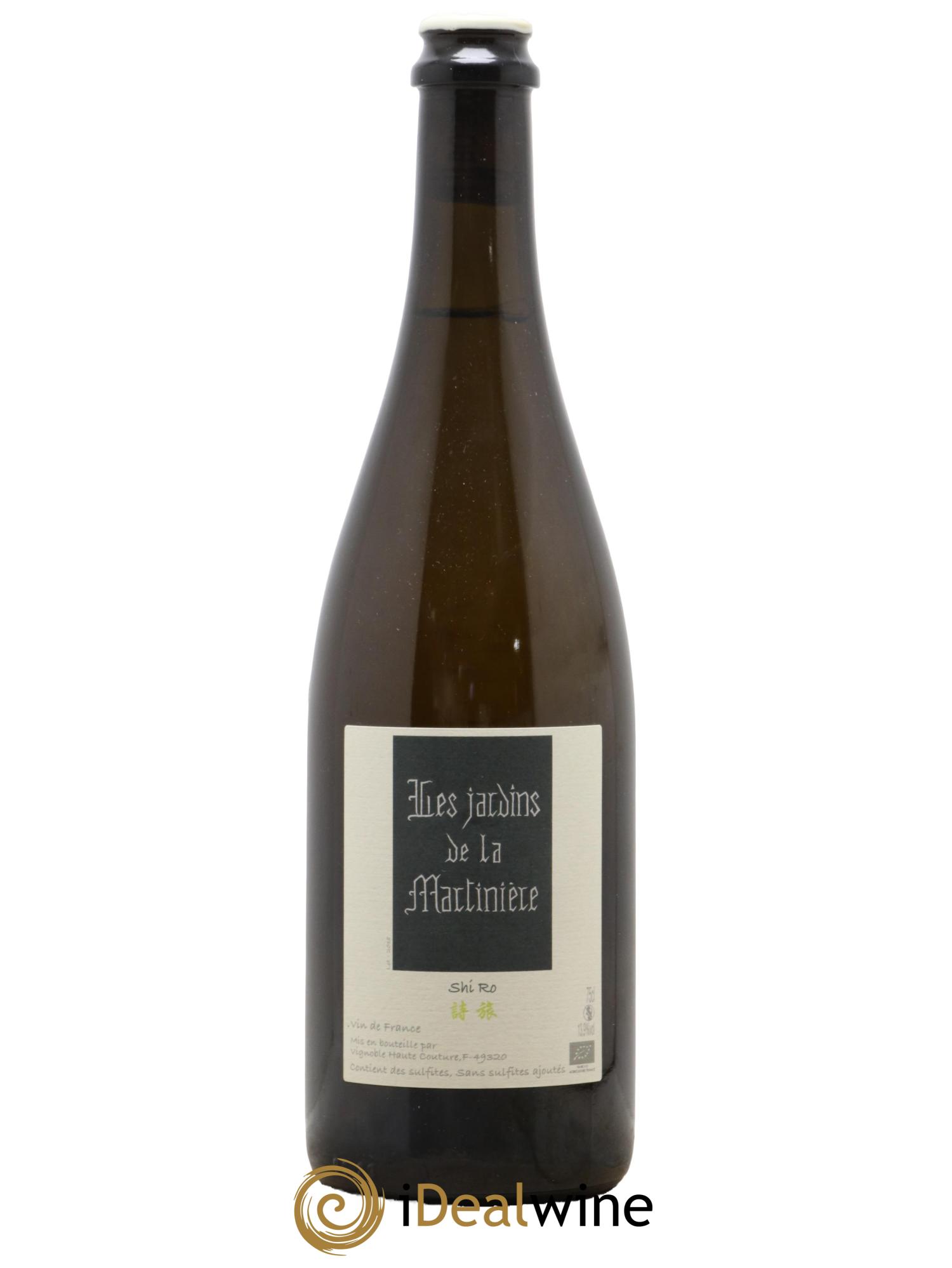 Vin de France Shi Ro Les Jardins de la Martinière 2018 - Lot de 1 bouteille - 0