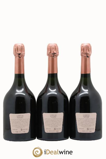 Comtes de Champagne Rosé Grand Cru Brut Taittinger 2009 - Lot of 3 bottles - 1