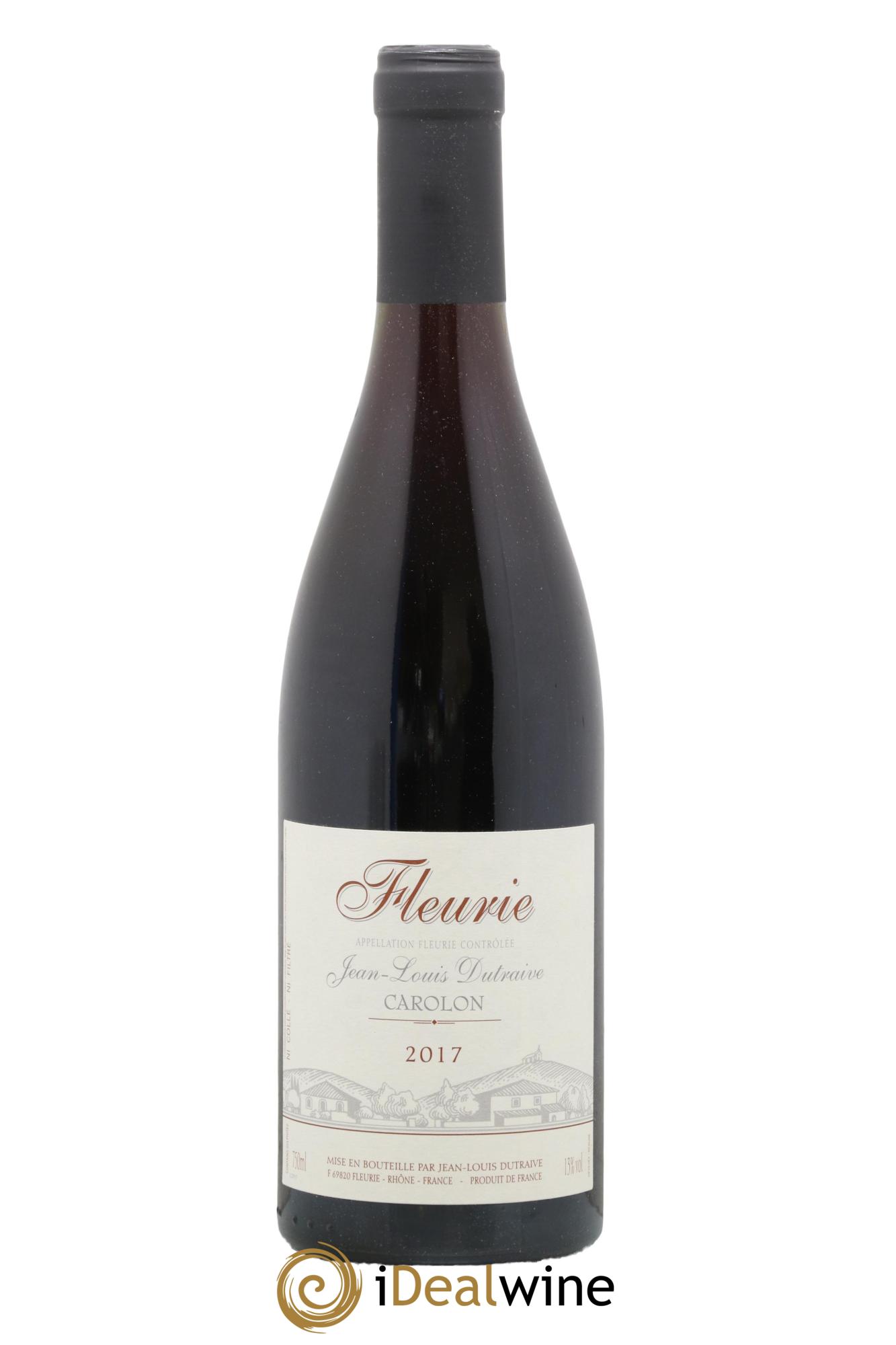 Fleurie Carolon Grand'cour (Domaine de la) - Jean-Louis Dutraive 2017 - Lot de 1 bouteille - 0
