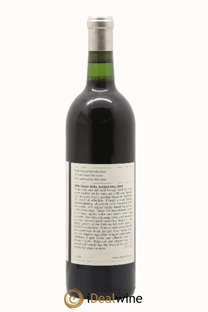 Santa Cruz Mountains Monte Bello Ridge Vineyards 2006 - Lot de 1 bouteille - 1