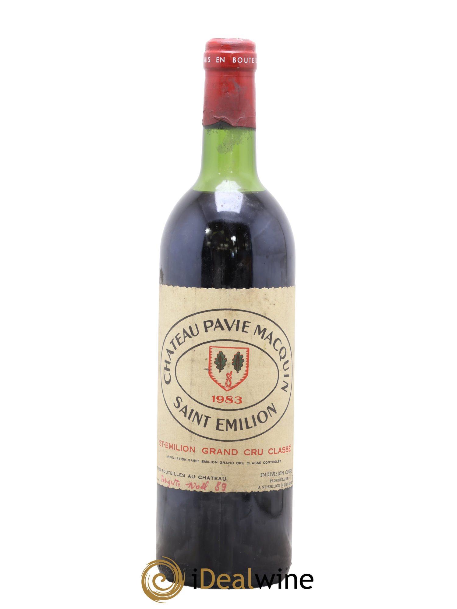 Château Pavie Macquin 1er Grand Cru Classé B 1983 - Lot de 1 bouteille - 0