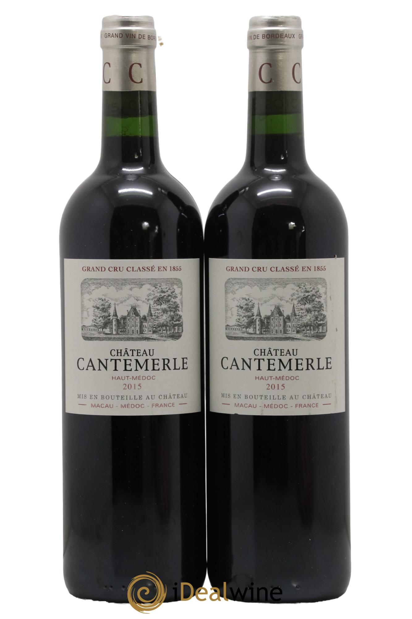 Château Cantemerle 5ème Grand Cru Classé 2015 - Lot de 2 bouteilles - 0
