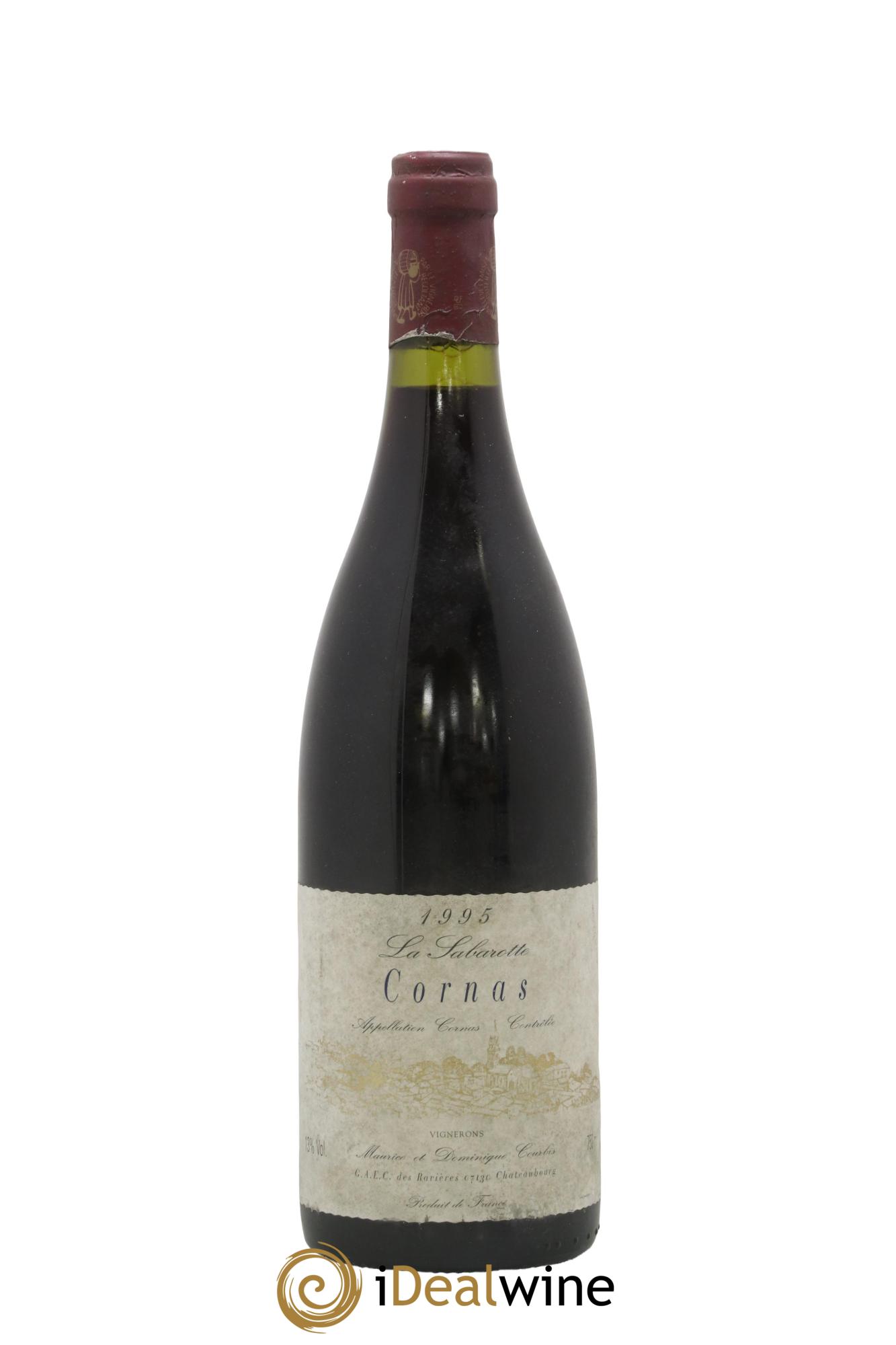 Cornas La Sabarotte Courbis 1995 - Lot de 1 bouteille - 0