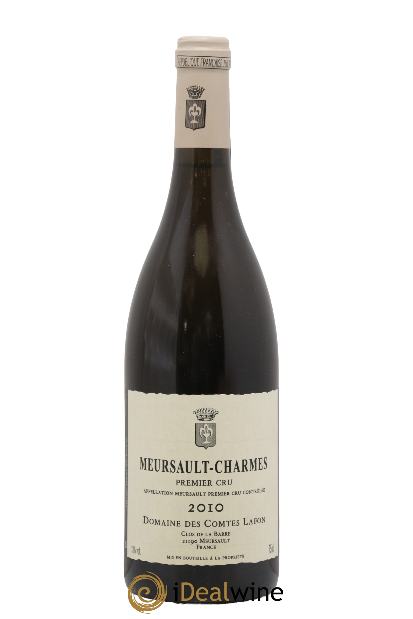 Meursault 1er Cru Charmes Comtes Lafon (Domaine des) Charmes 2010 - Lot de 1 bouteille - 0