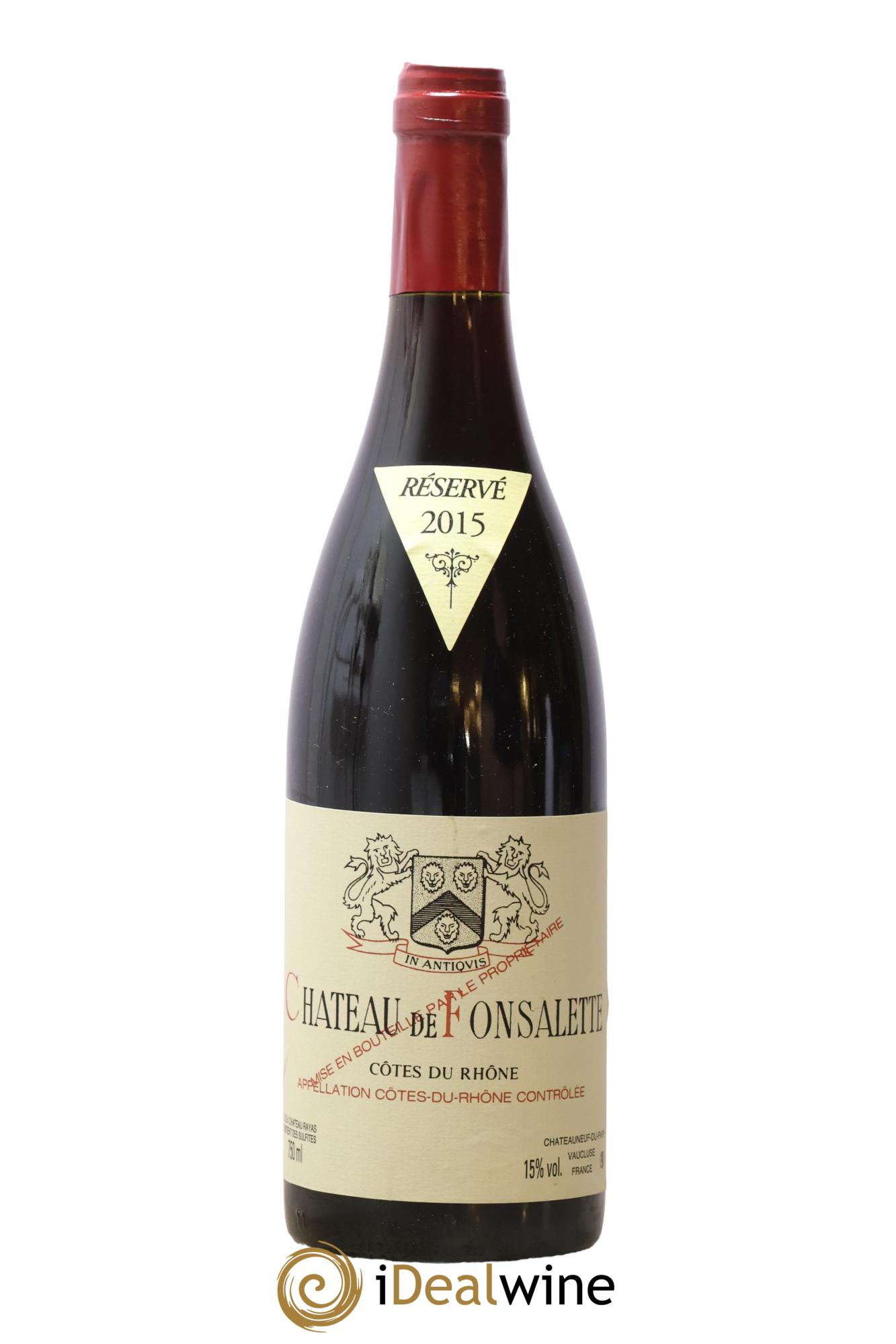 Côtes-du-Rhône Château de Fonsalette Emmanuel Reynaud 2015 - Lotto di 1 bottiglia - 0
