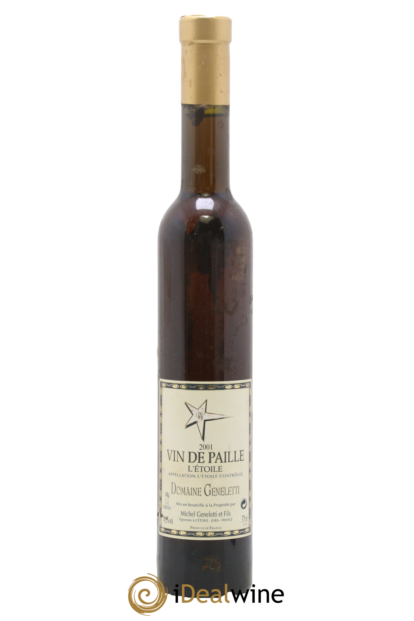 L'Etoile Vin de Paille David Geneletti 2001 - Lotto di 1 mezza bottiglia - 0