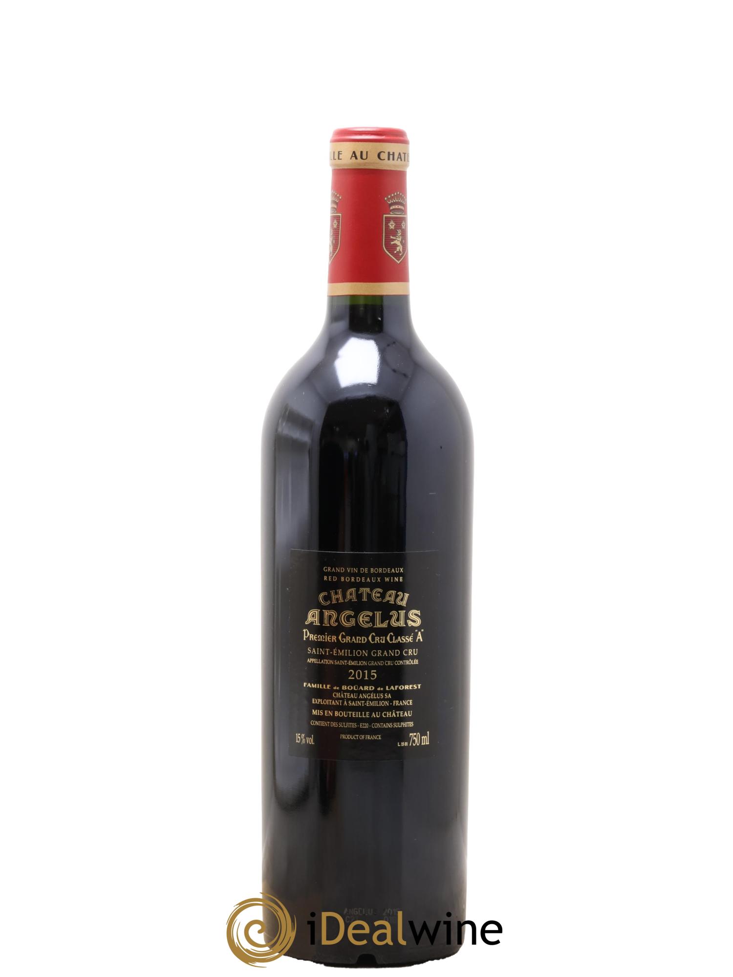 Château Angélus 1er Grand Cru Classé A 2015 - Lot of 1 bottle - 1