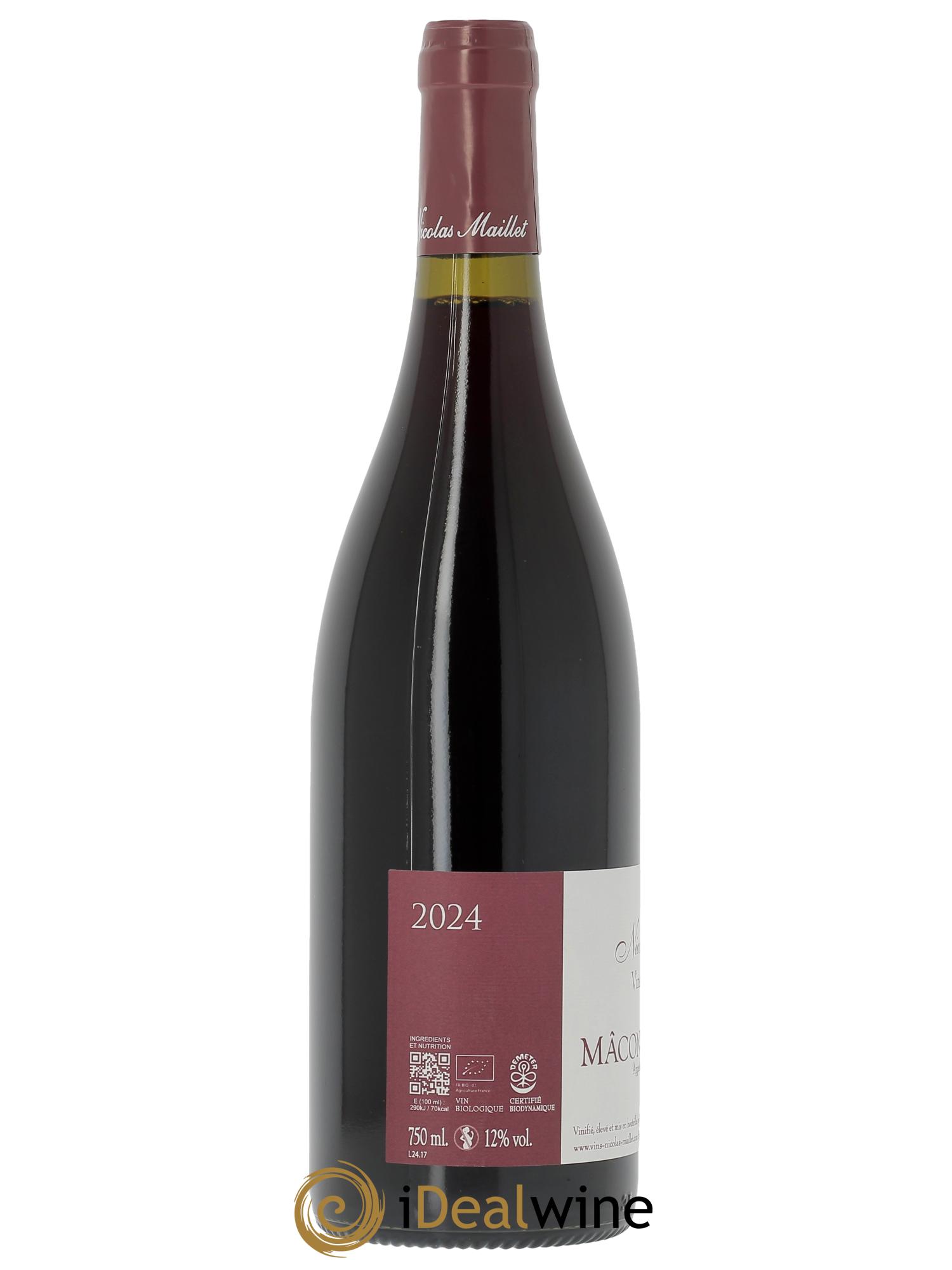 Mâcon Nicolas Maillet 2024 - Lot de 1 bouteille - 1