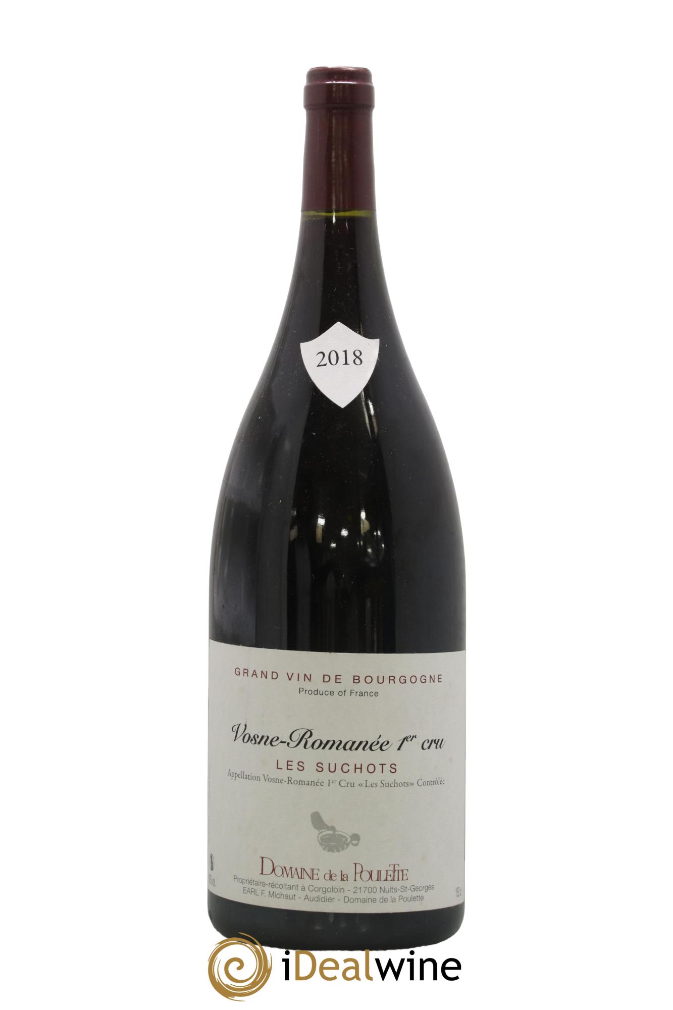Vosne-Romanée 1er Cru Les Suchots Domaine de la Poulette 2018 - Lot de 1 magnum - 0