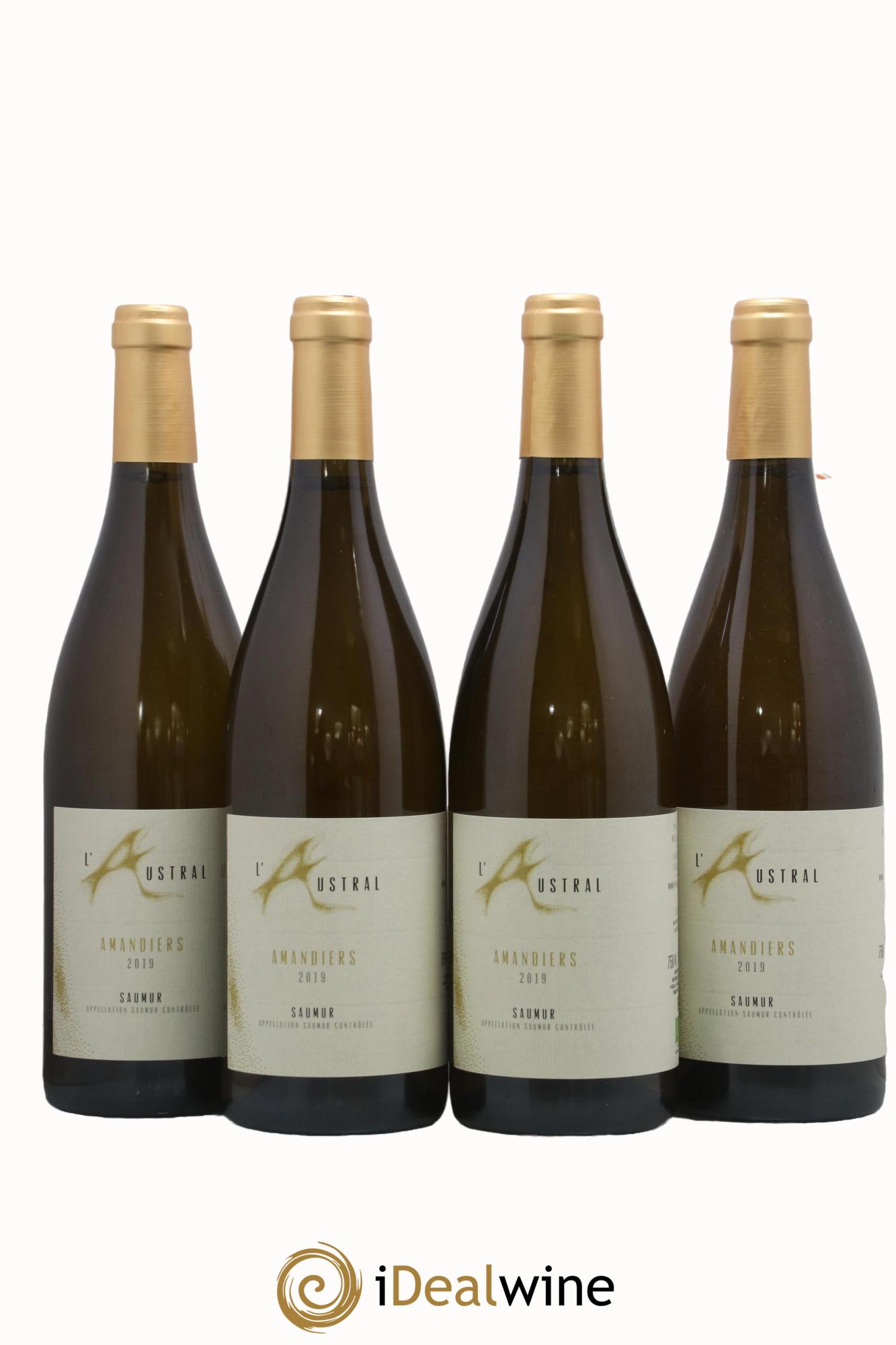Saumur Les Amandiers Domaine de l'Austral 2019 - Lot de 4 bouteilles - 0
