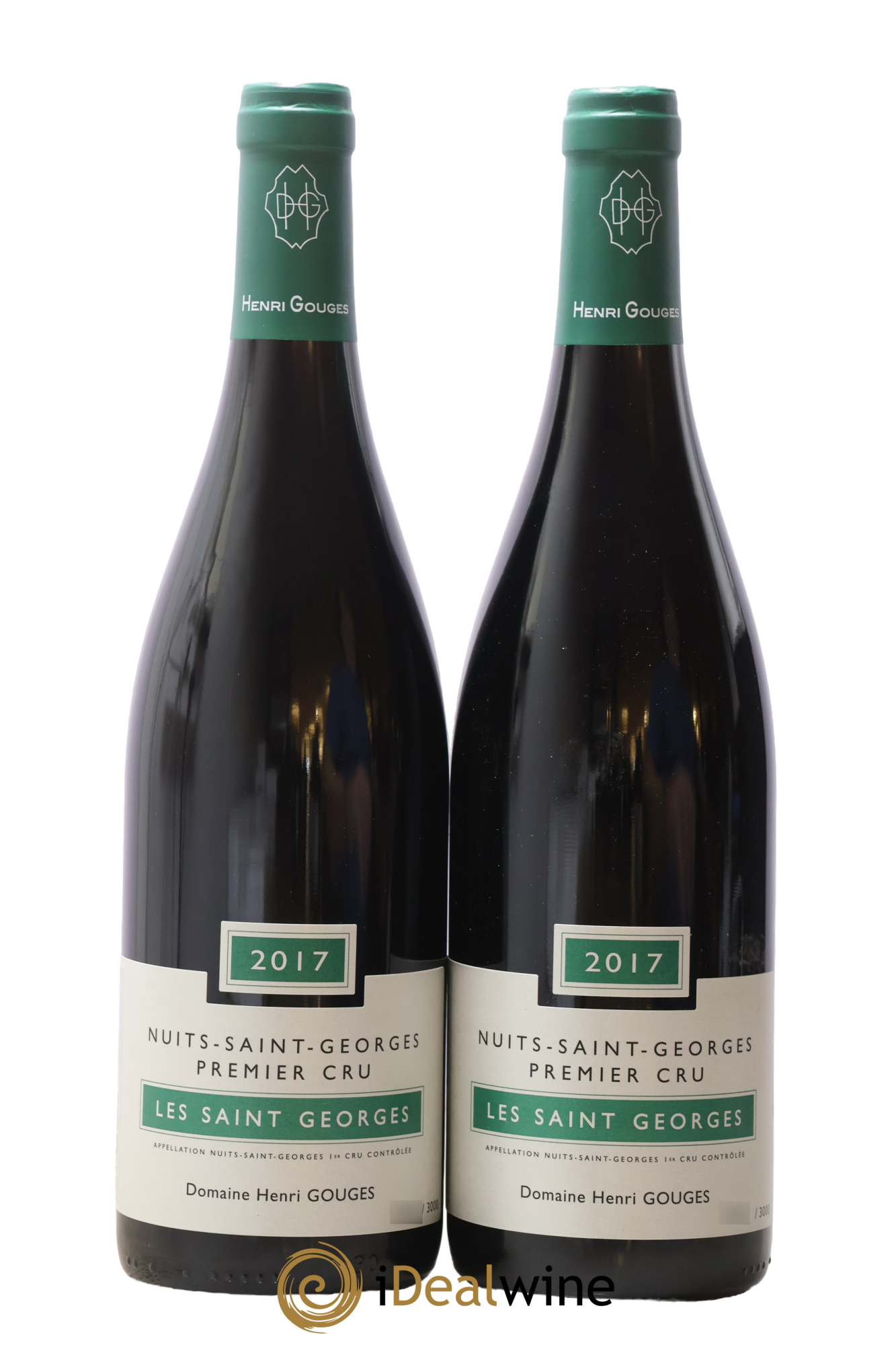 Nuits-Saint-Georges 1er Cru Les Saints Georges Henri Gouges 2017 - Lot de 2 bouteilles - 0