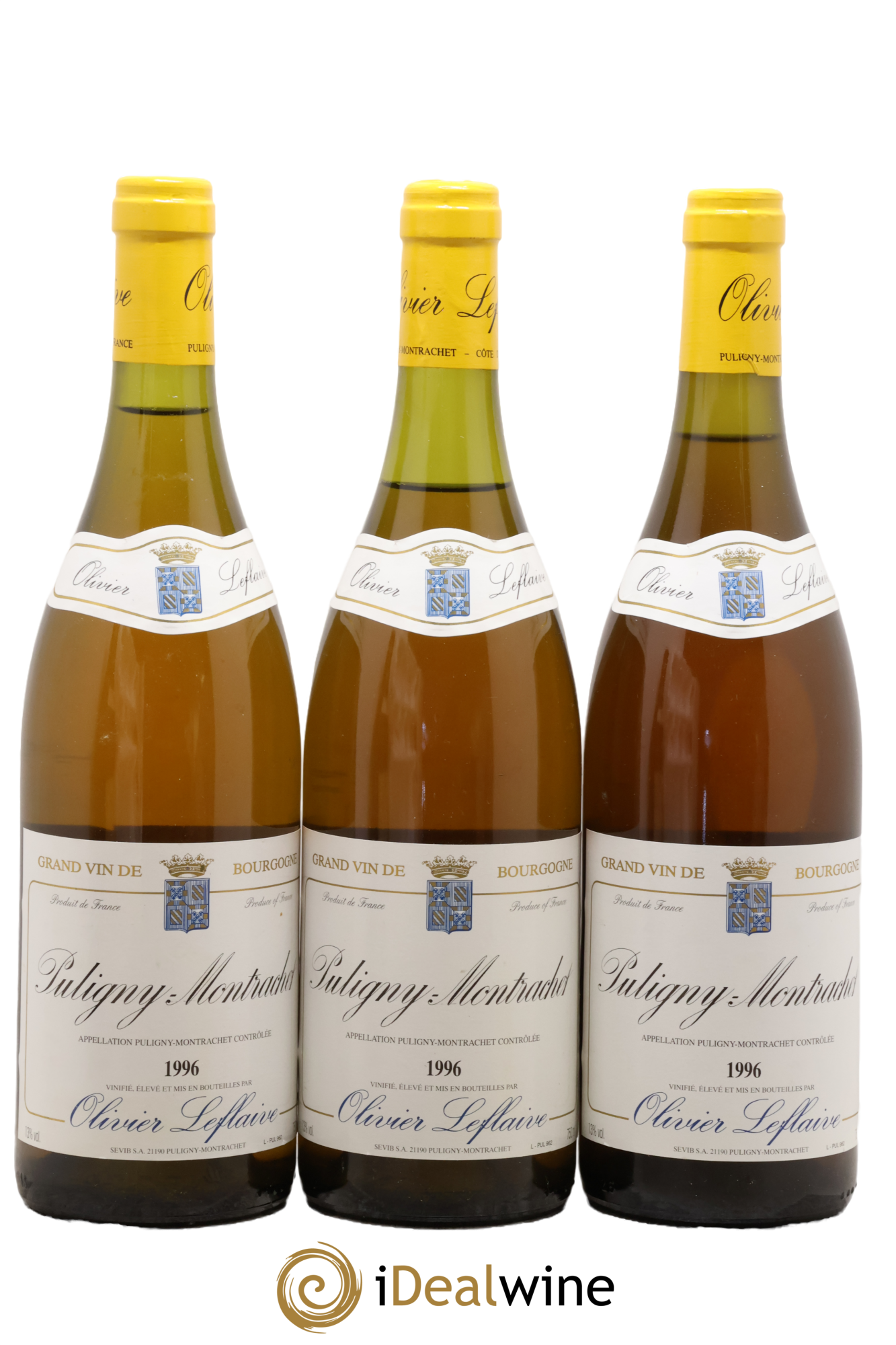 Puligny-Montrachet Olivier Leflaive 1996 - Lot de 3 bouteilles - 0