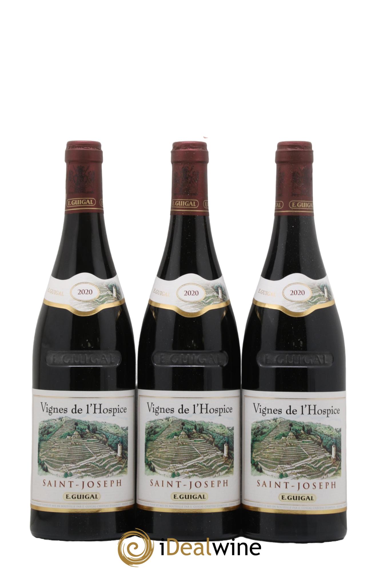 Saint-Joseph Vignes de l'Hospice Guigal 2020 - Lot of 3 bottles - 0