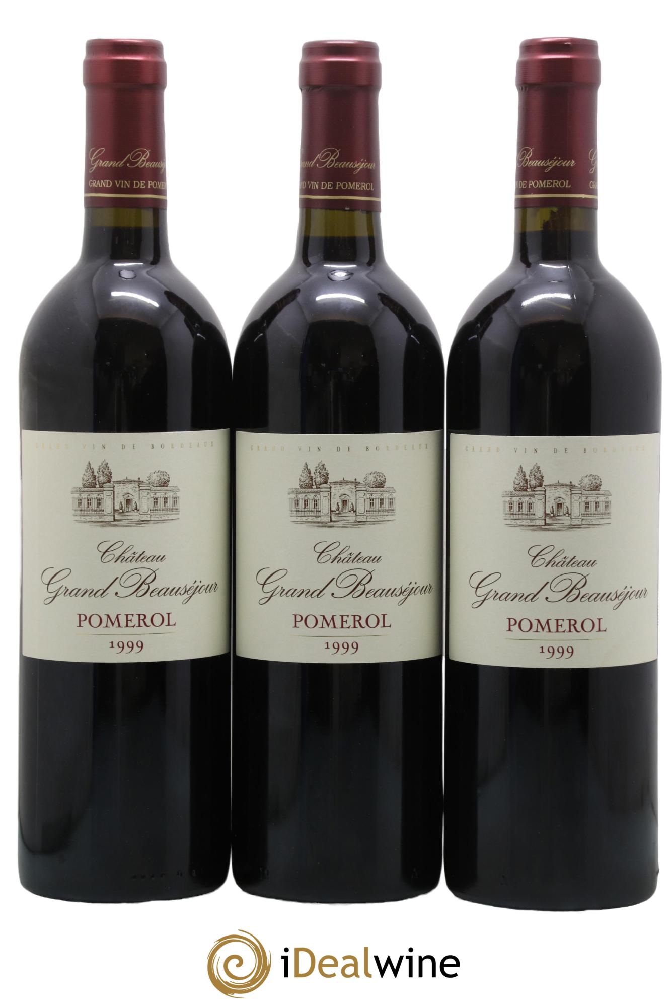 Grand Beauséjour 1999 - Lot de 3 bouteilles - 0