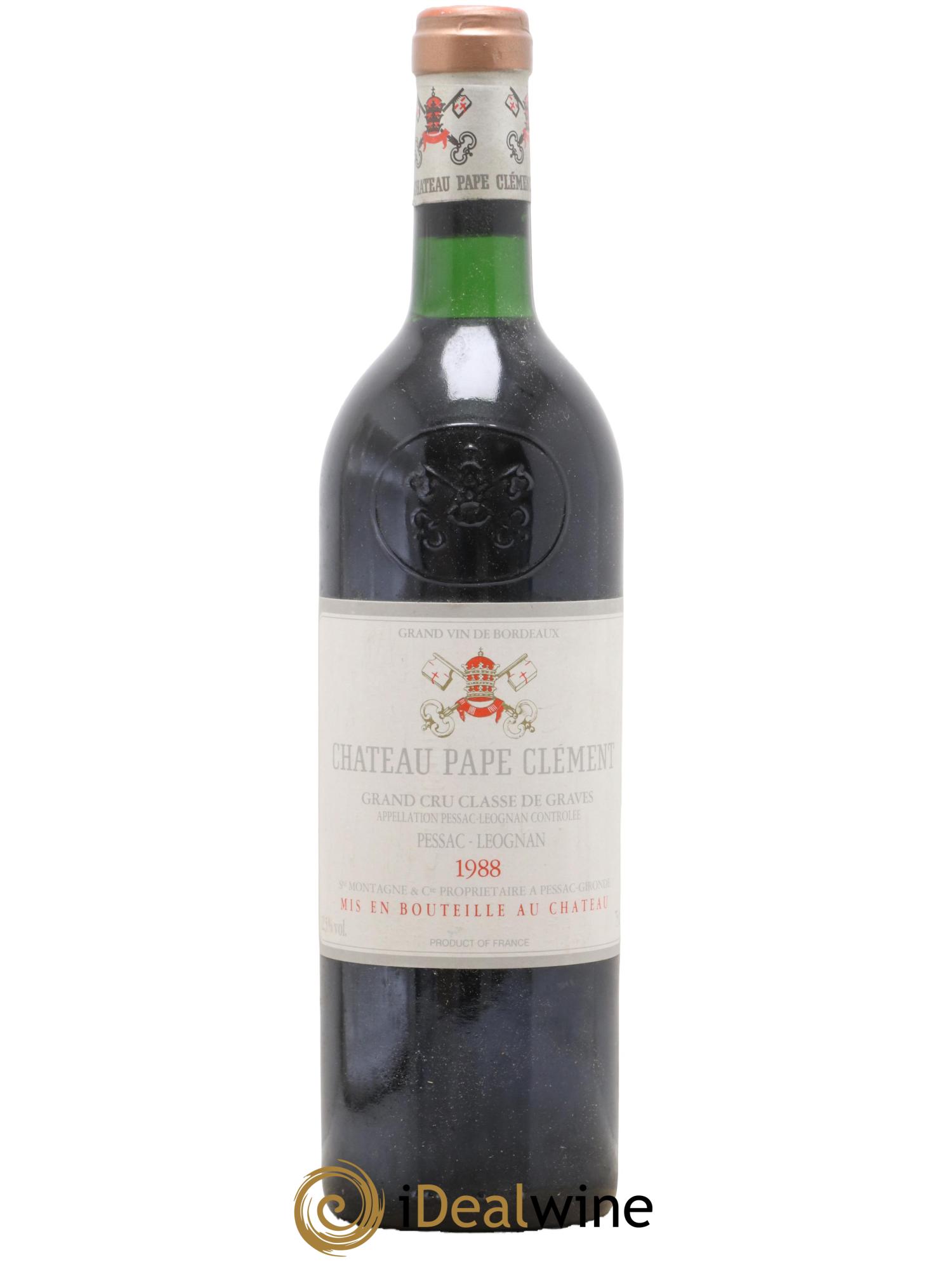 Château Pape Clément Cru Classé de Graves 1988 - Lot of 1 bottle - 0