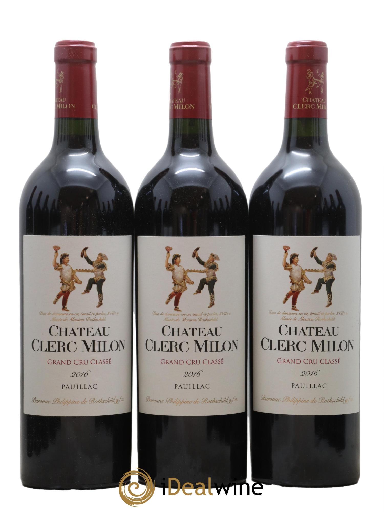 Château Clerc Milon 5ème Grand Cru Classé 2016 - Lot de 12 bouteilles - 4
