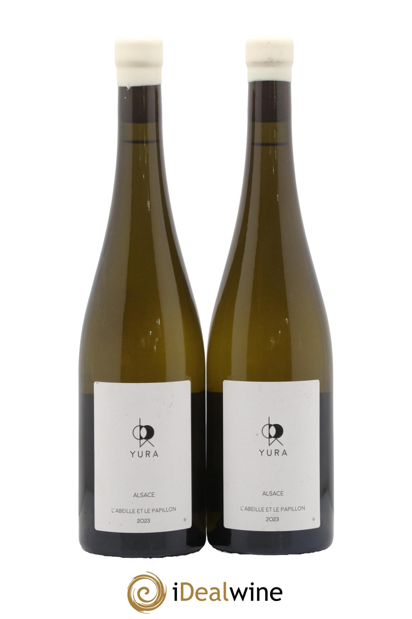 Alsace L'abeille et le papillon Jintaro Yura 2023 - Lot de 2 bouteilles - 0