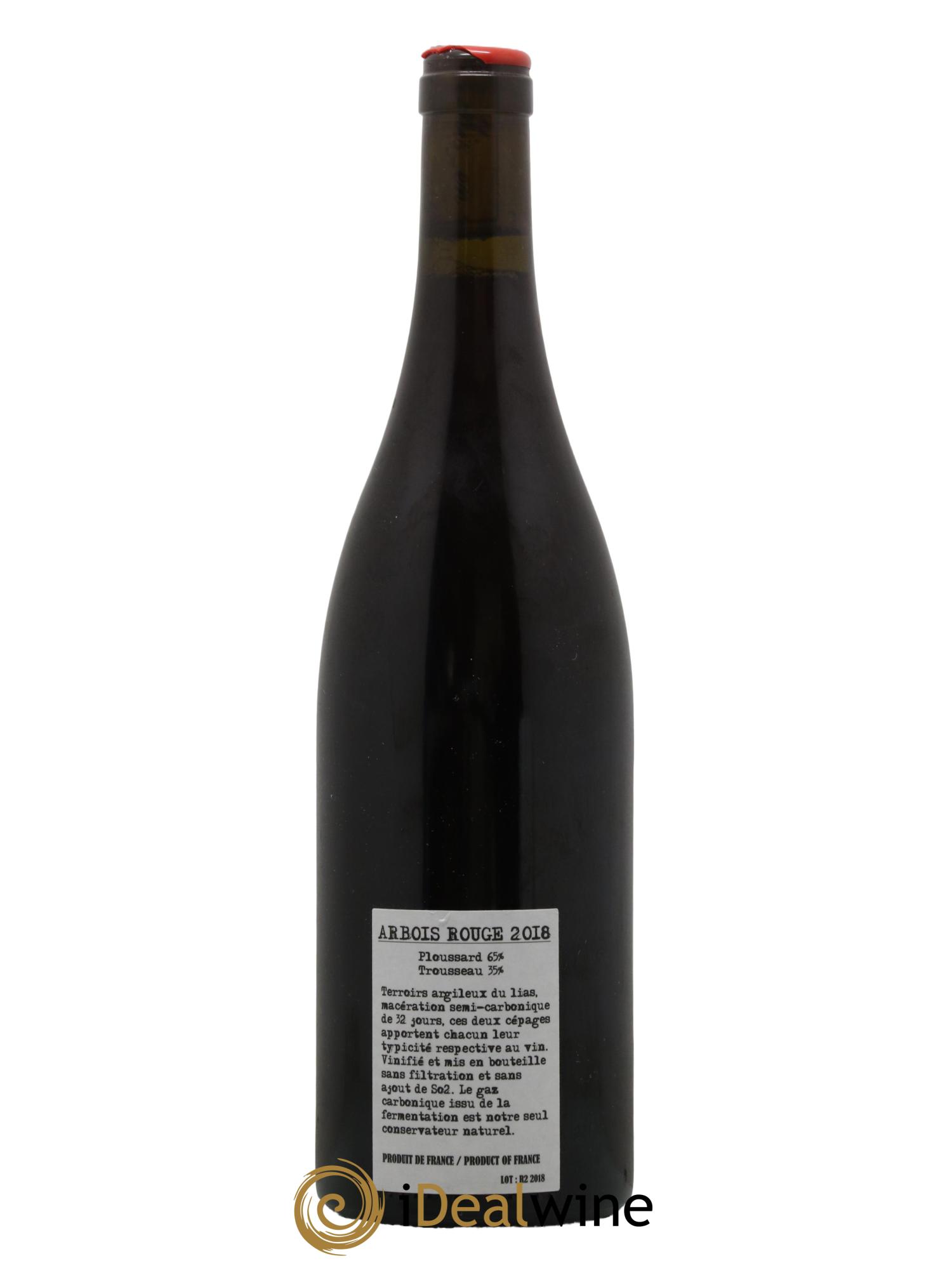 Arbois Ploussard Trousseau Adeline Houillon & Renaud Bruyère 2018 - Lot de 1 bouteille - 1