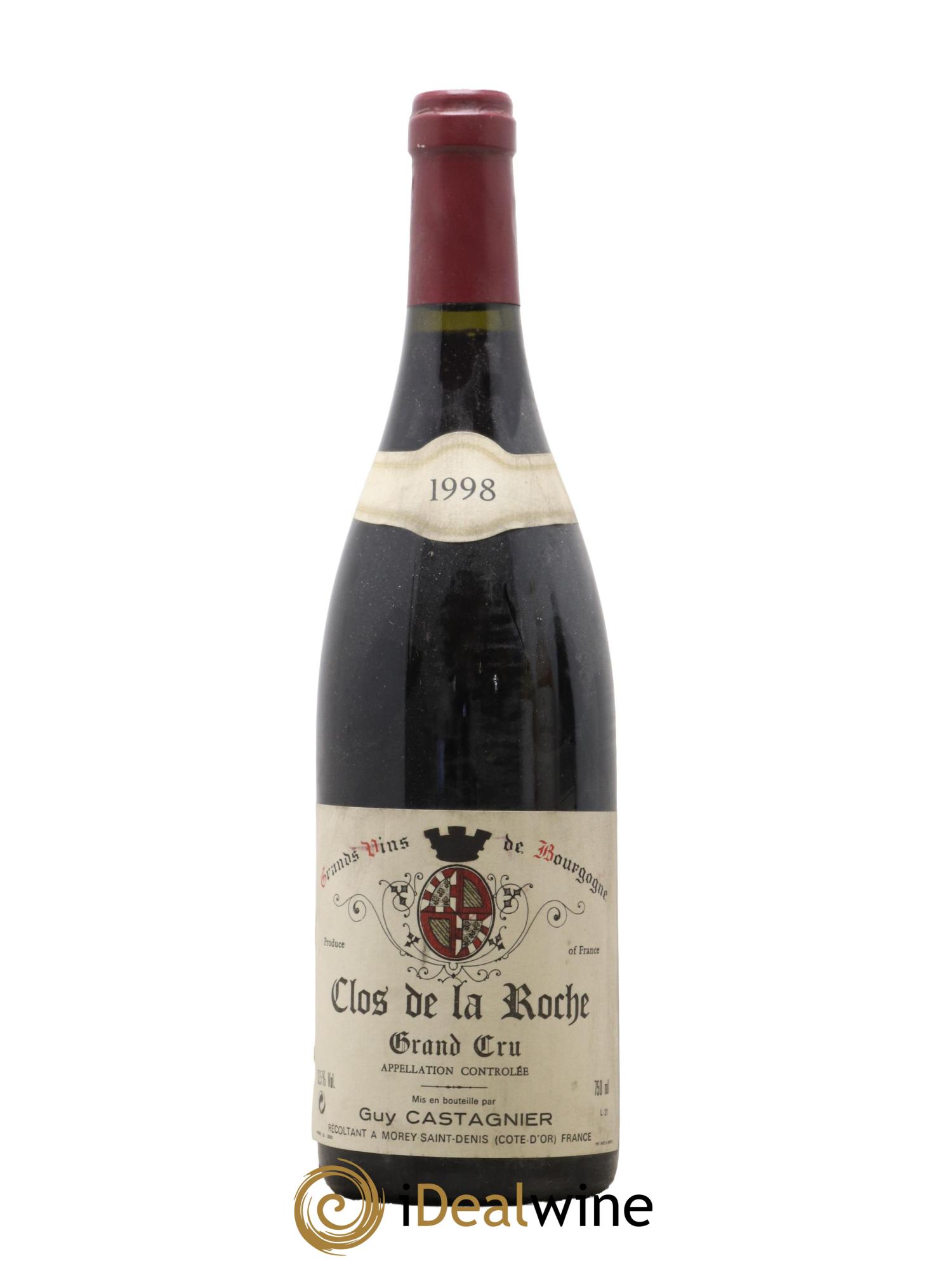Clos de la Roche Grand Cru Castagnier (Domaine) 1998 - Lotto di 1 bottiglia - 0