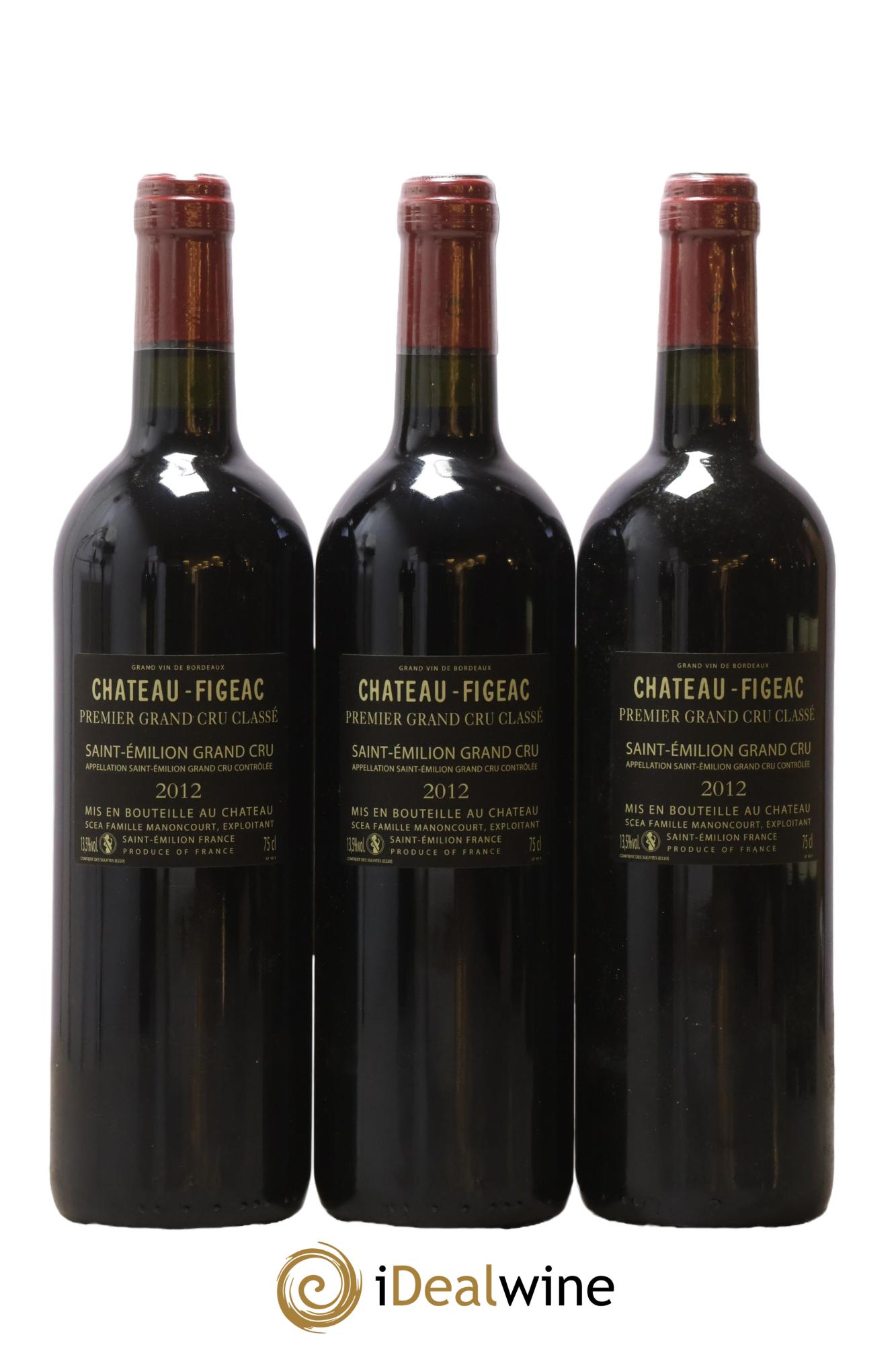 Château Figeac 1er Grand Cru Classé A 2012 - Lotto di 12 bottiglie - 4