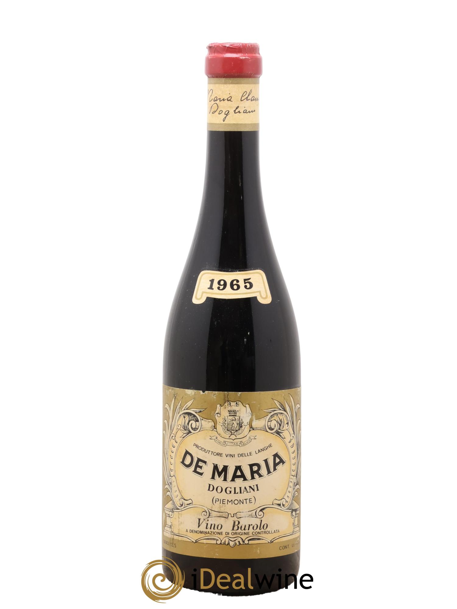 Barolo de Maria 1965 - Lot de 1 bouteille - 0