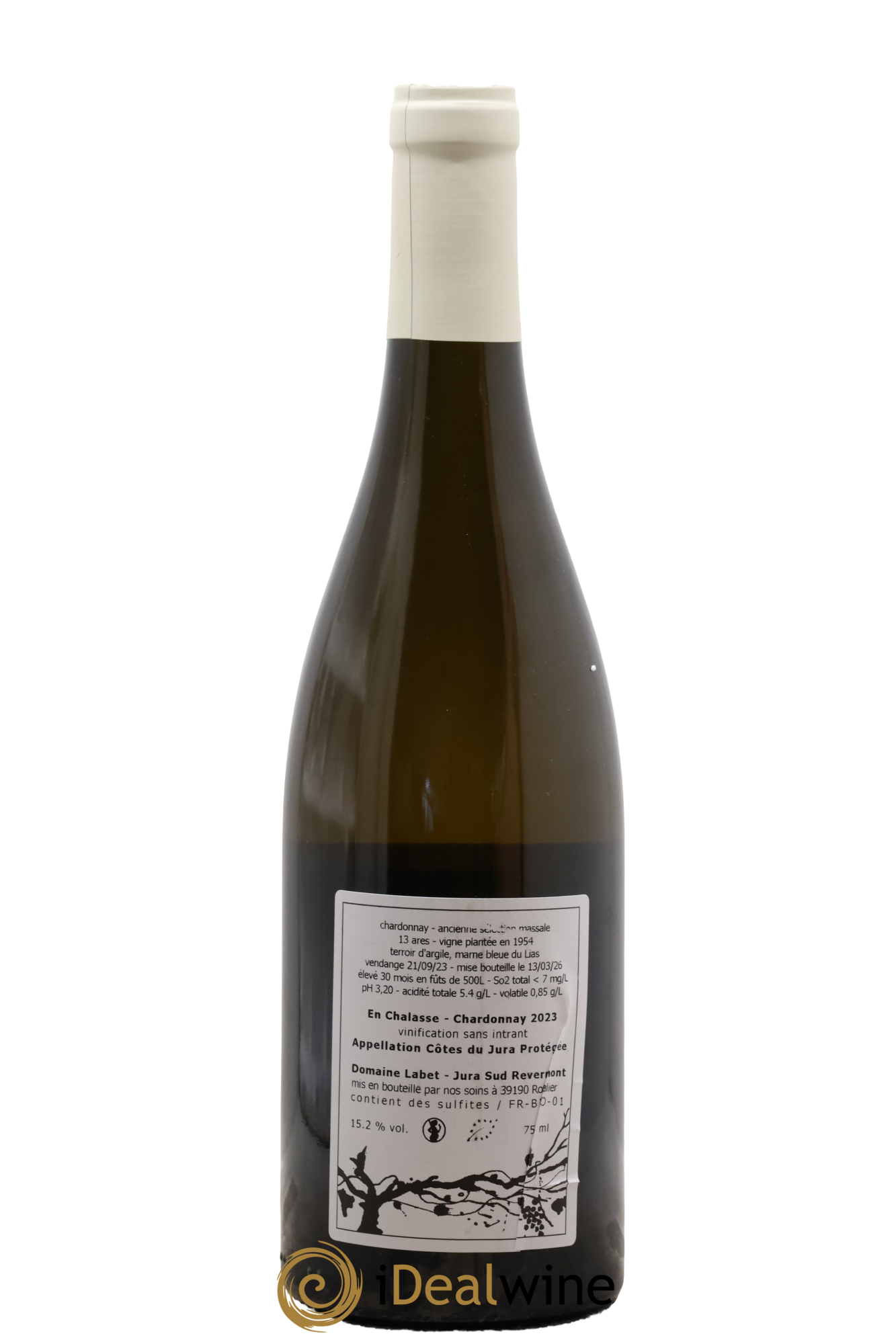 Côtes du Jura Chardonnay En Chalasse Vieilles Vignes Romain - Julien - Charline Labet 2023 - Lot of 1 bottle - 1