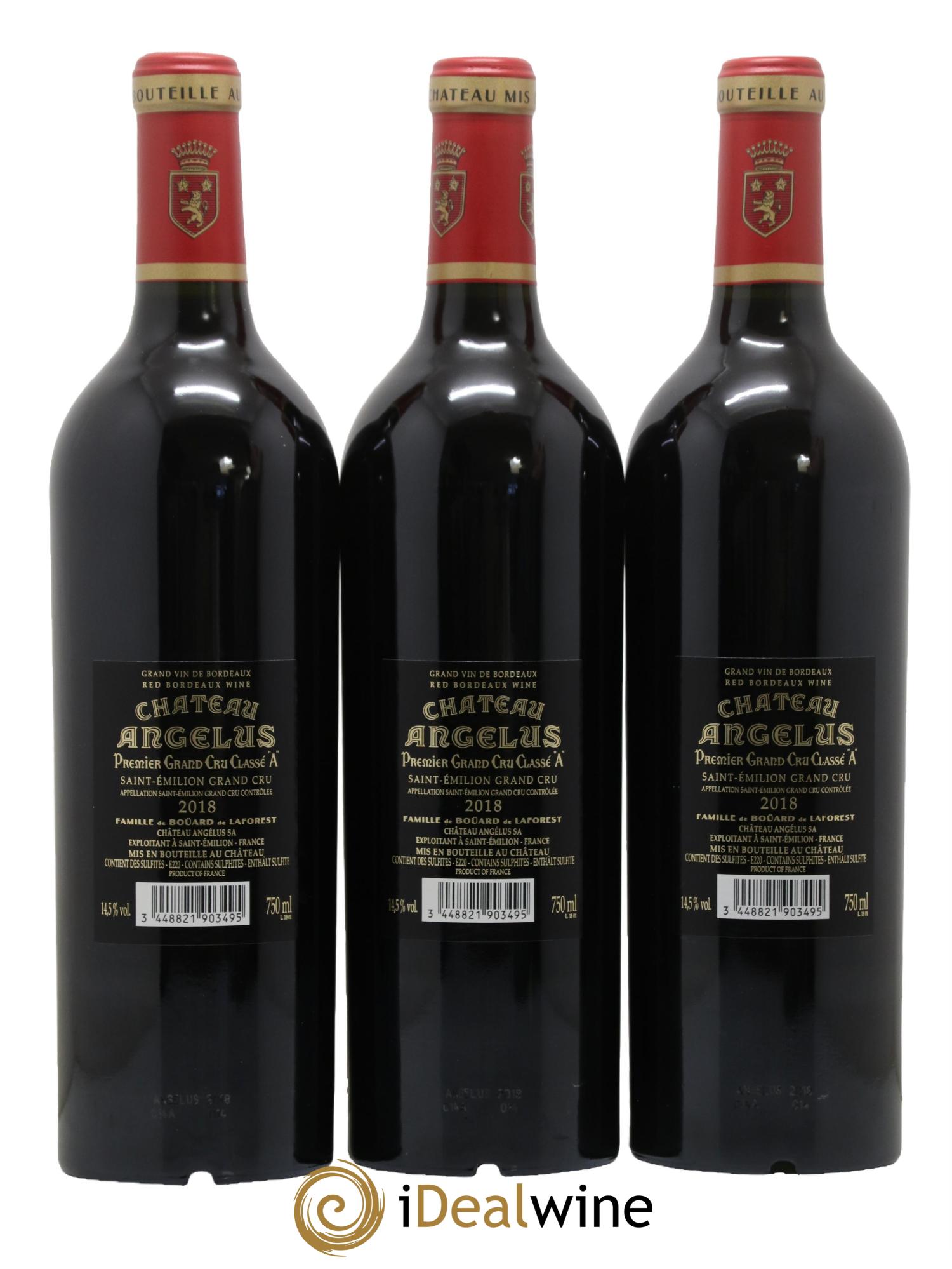 Château Angélus 1er Grand Cru Classé A 2018 - Lot de 6 bouteilles - 2