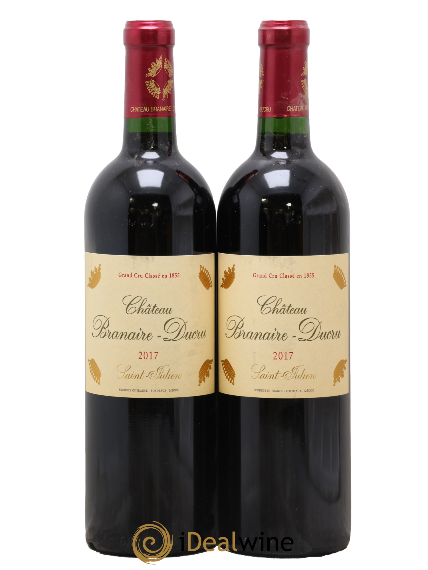 Château Branaire Ducru 4ème Grand Cru Classé 2017 - Lot de 2 bouteilles - 0