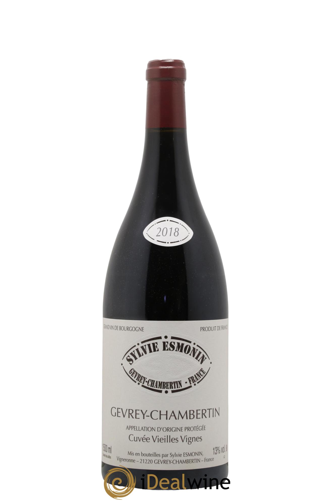 Gevrey-Chambertin Vieilles Vignes Sylvie Esmonin 2018 - Lot de 1 magnum - 0