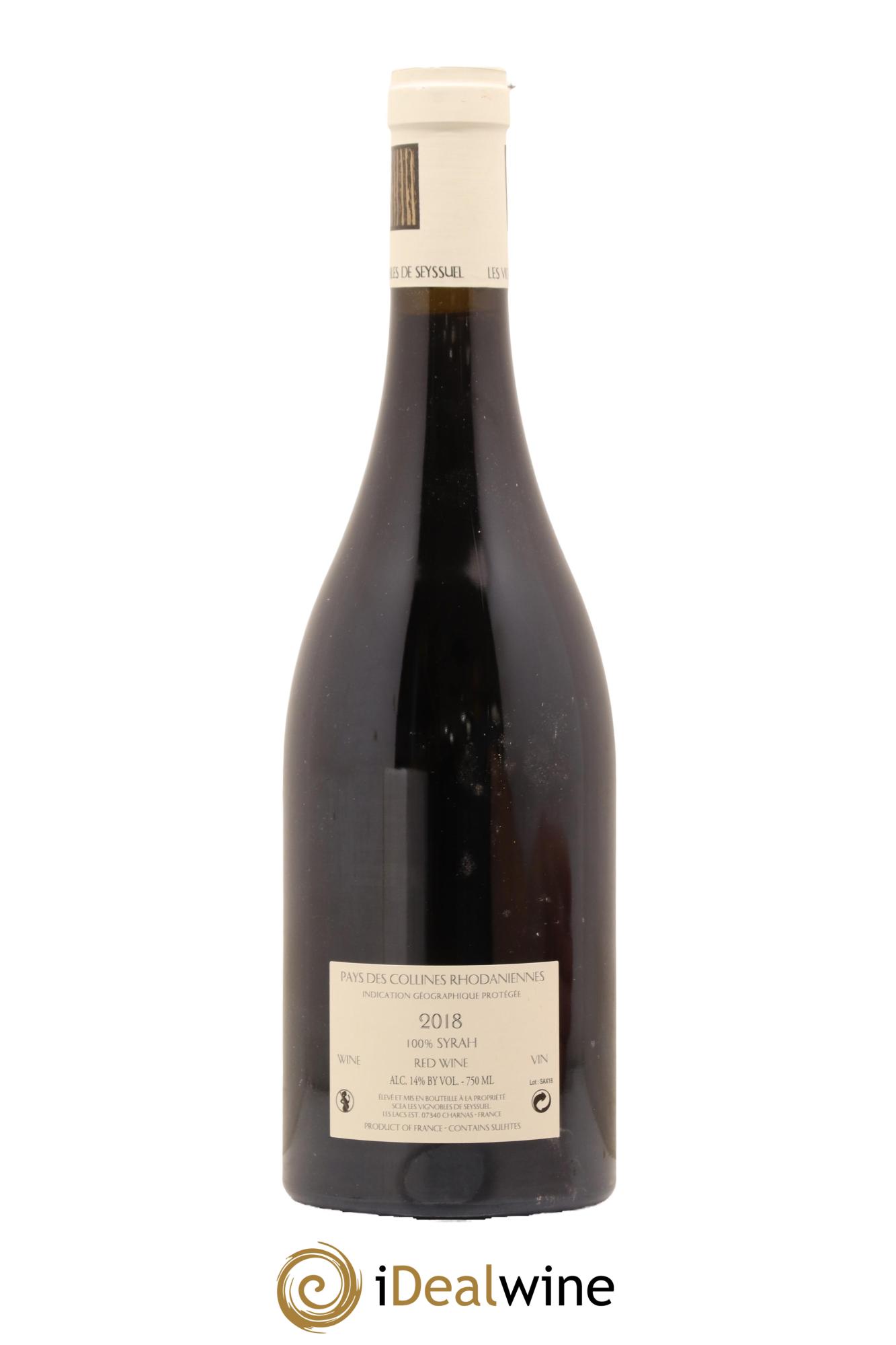 IGP Collines Rhodaniennes Saxeolum Les Vignobles de Seyssuel - Louis Cheze (Domaine) 2018 - Lot de 1 bouteille - 1