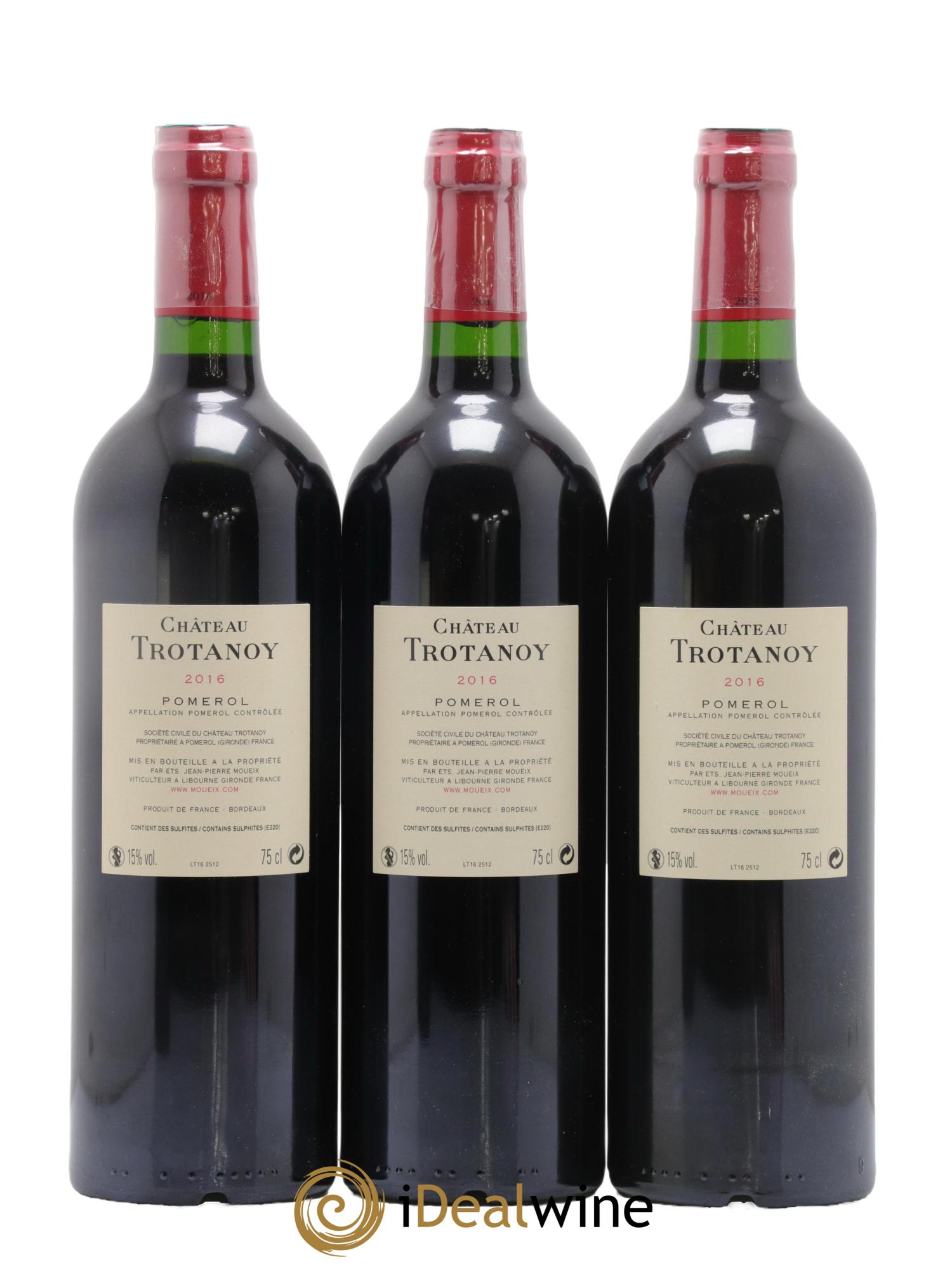 Château Trotanoy 2016 - Lot de 6 bouteilles - 4