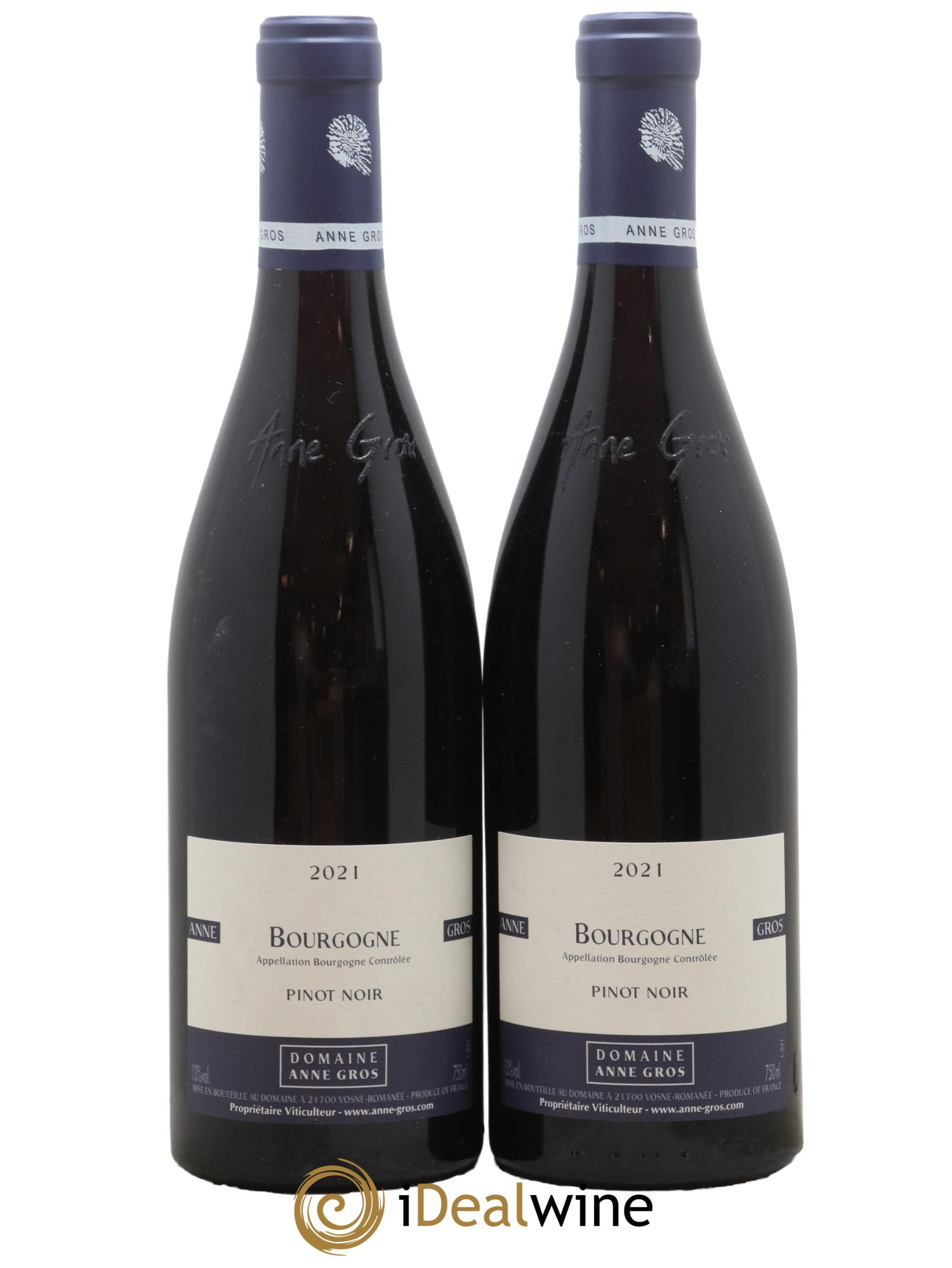 Bourgogne Pinot Noir Anne Gros 2021 - Lot de 2 bouteilles - 0