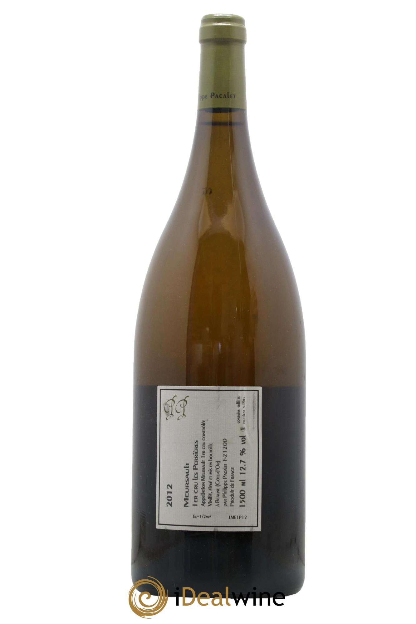 Meursault 1er Cru Les Perrières Philippe Pacalet  2012 - Lot de 1 magnum - 1