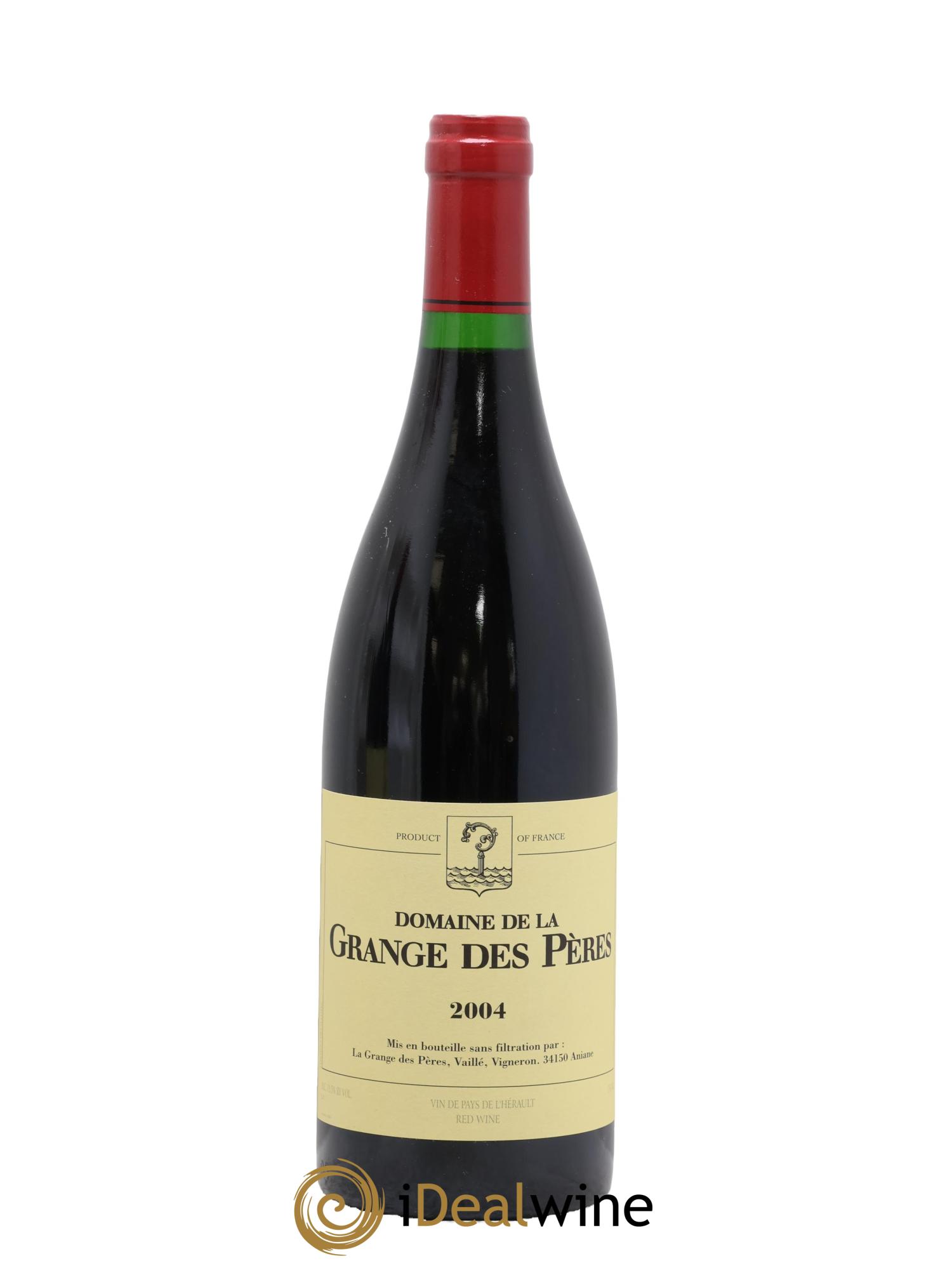 Pays d'Hérault Grange des Pères Laurent Vaillé 2004 - Lot de 1 bouteille - 0