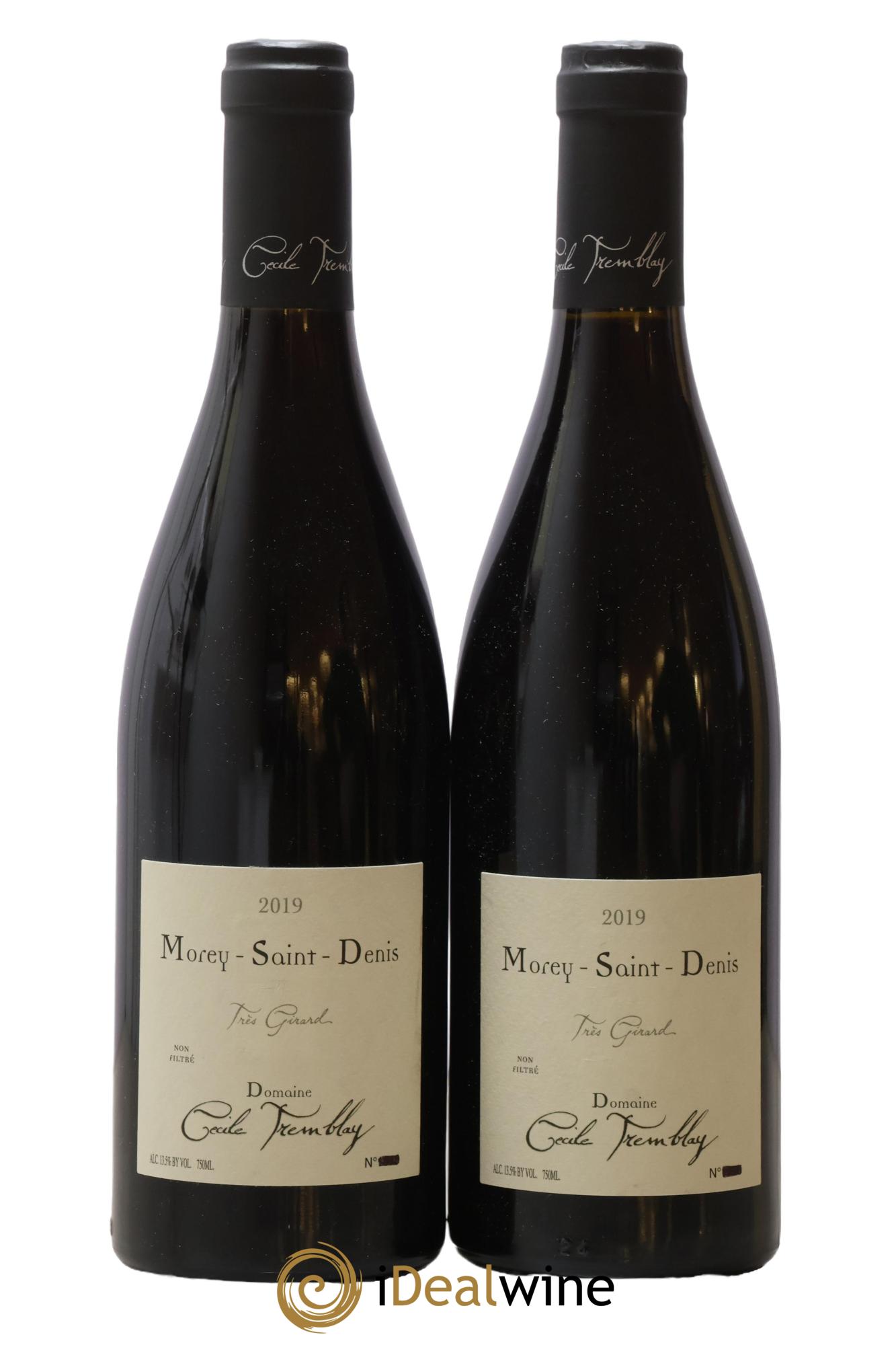 Morey Saint-Denis Très Girard Cécile Tremblay 2019 - Lot de 2 bouteilles - 0