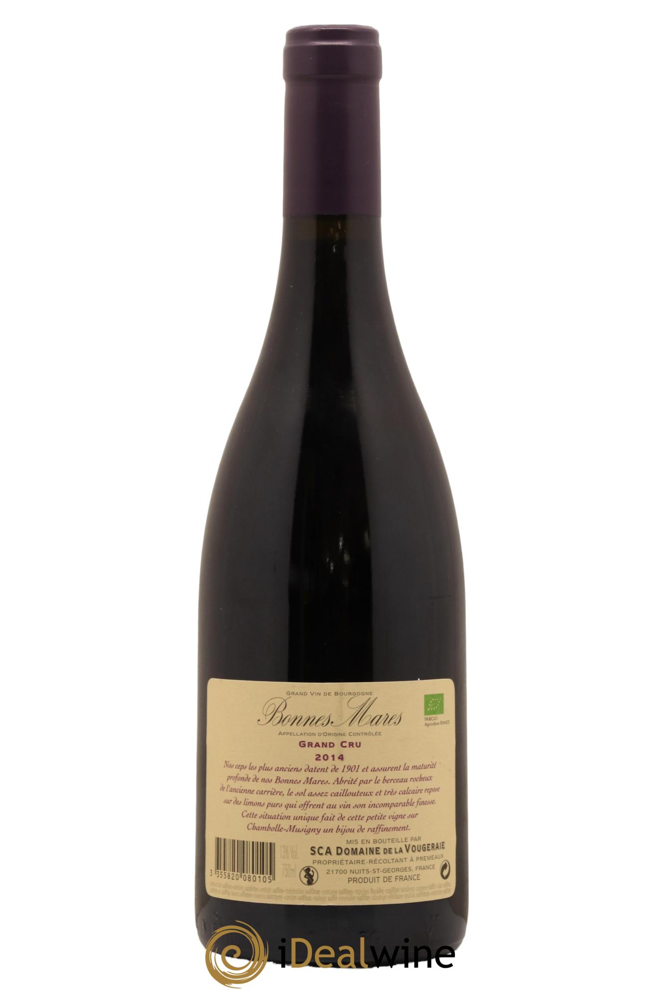 Bonnes-Mares Grand Cru La Vougeraie 2014 - Lotto di 1 bottiglia - 1
