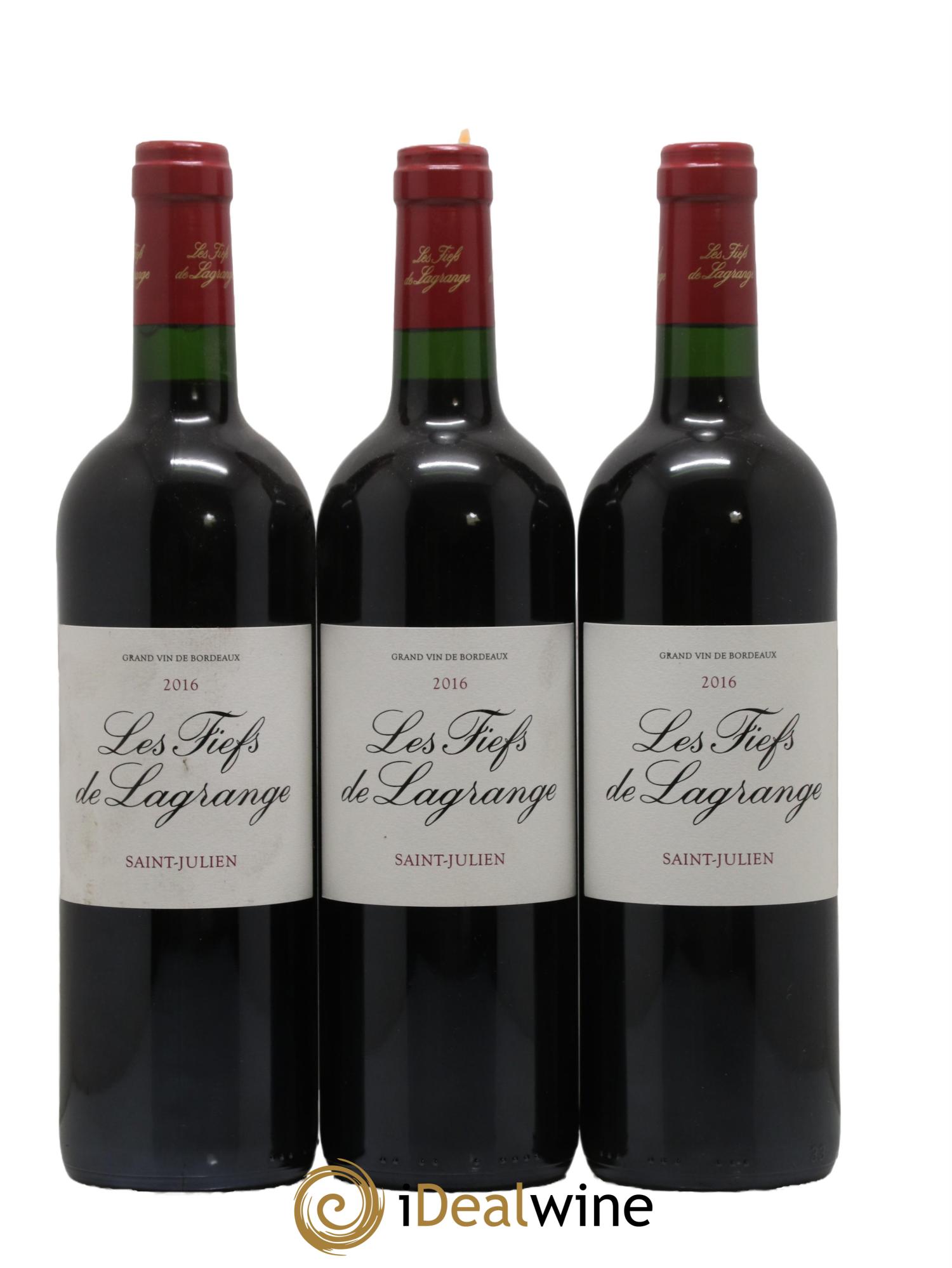 Les Fiefs de Lagrange Second Vin 2016 - Lot de 3 bouteilles - 0