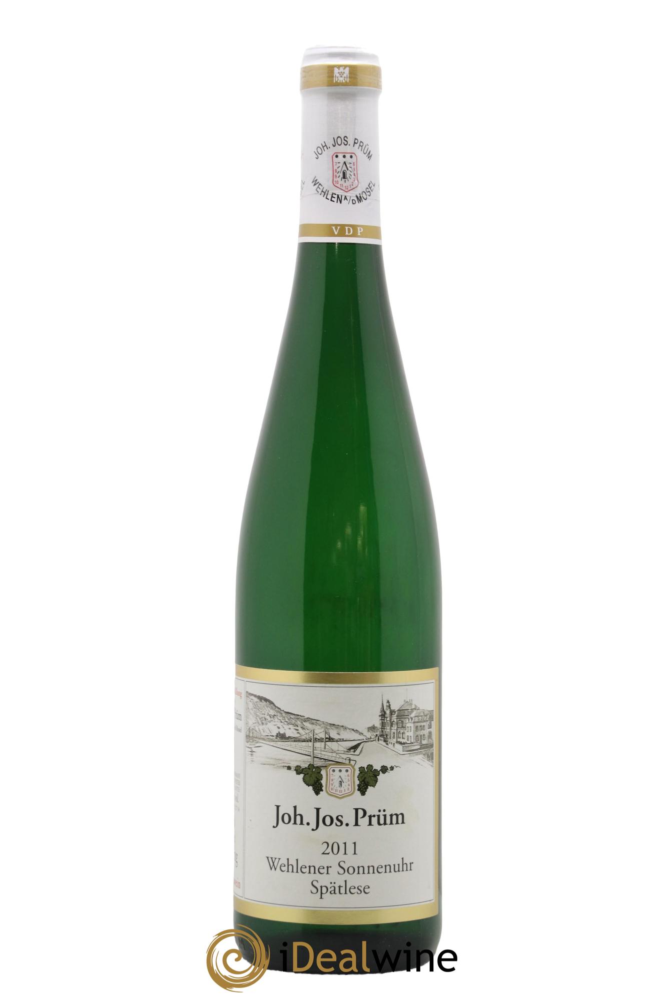 Riesling Joh. Jos. Prum Wehlener Sonnenuhr Spätlese 2011 - Lot de 1 bouteille - 0