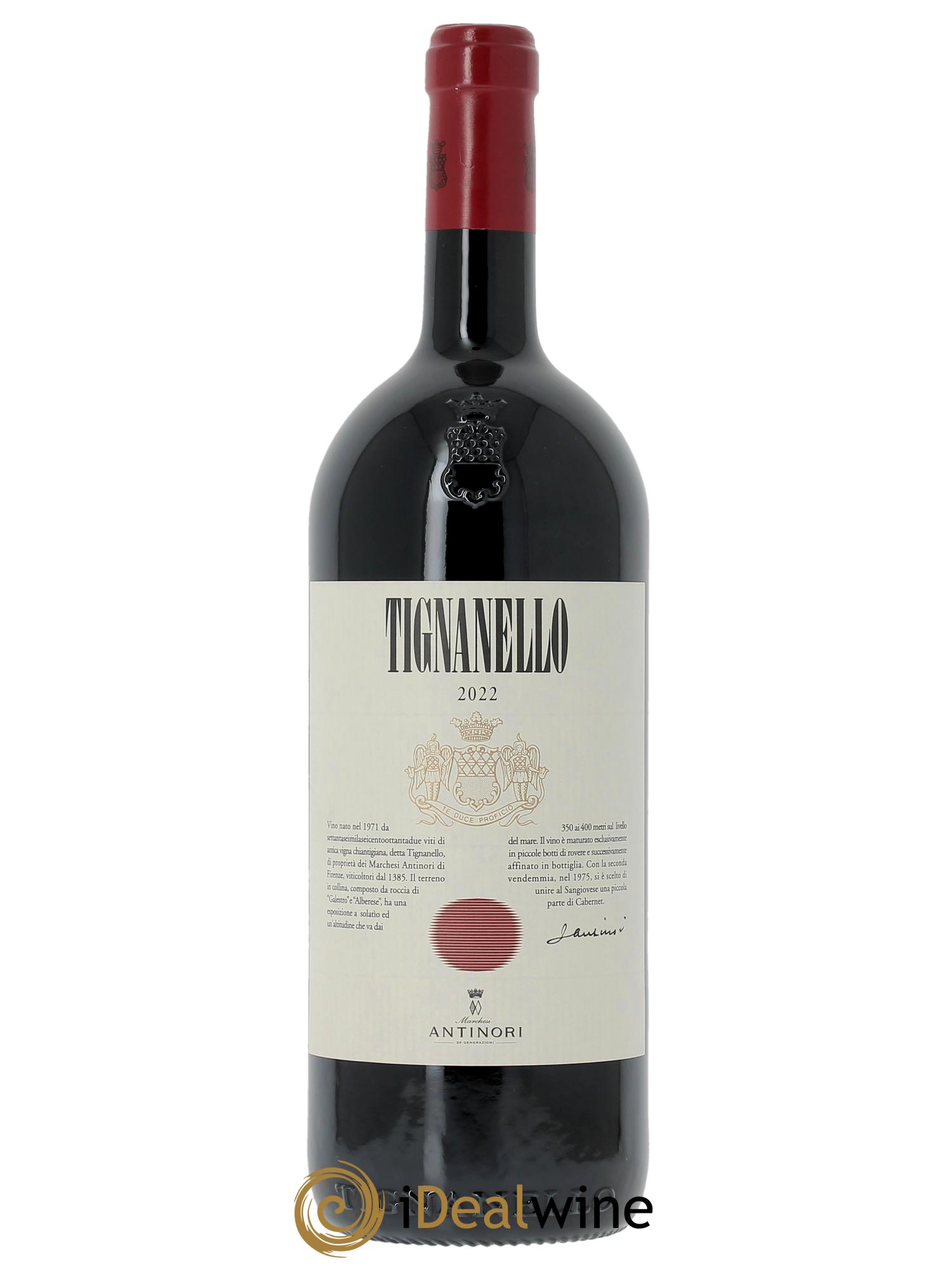 Toscana IGT Tignanello Tenuta Tignanello - Marchesi Antinori 2022 - Lot of 1 magnum - 1