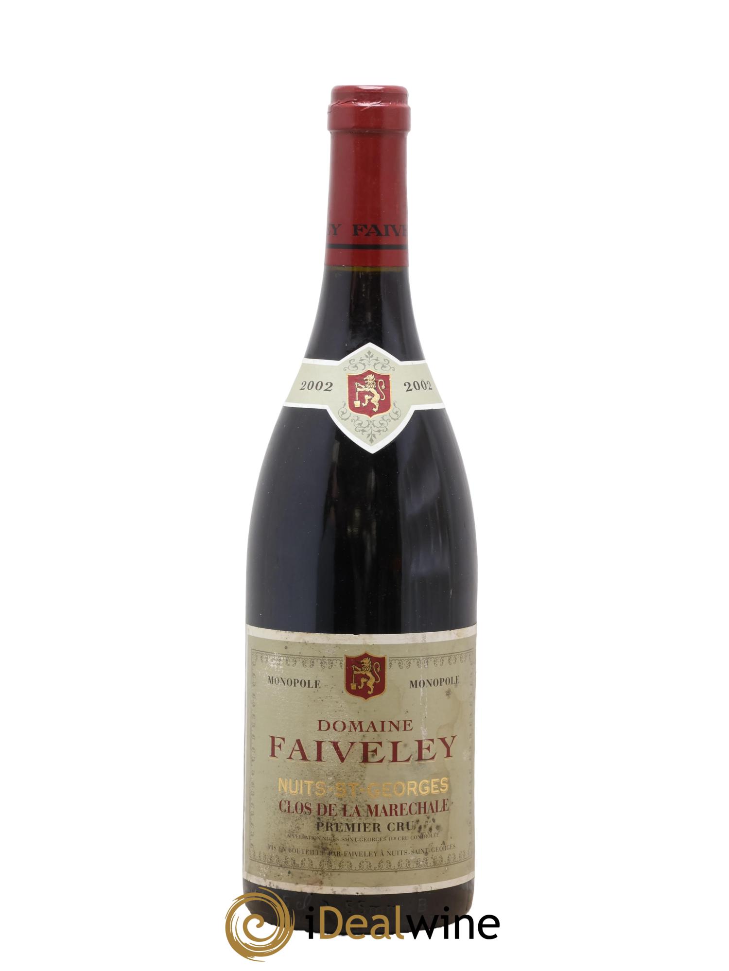 Nuits-Saint-Georges 1er Cru Clos de la Maréchale Faiveley 2002 - Lot de 1 bouteille - 0