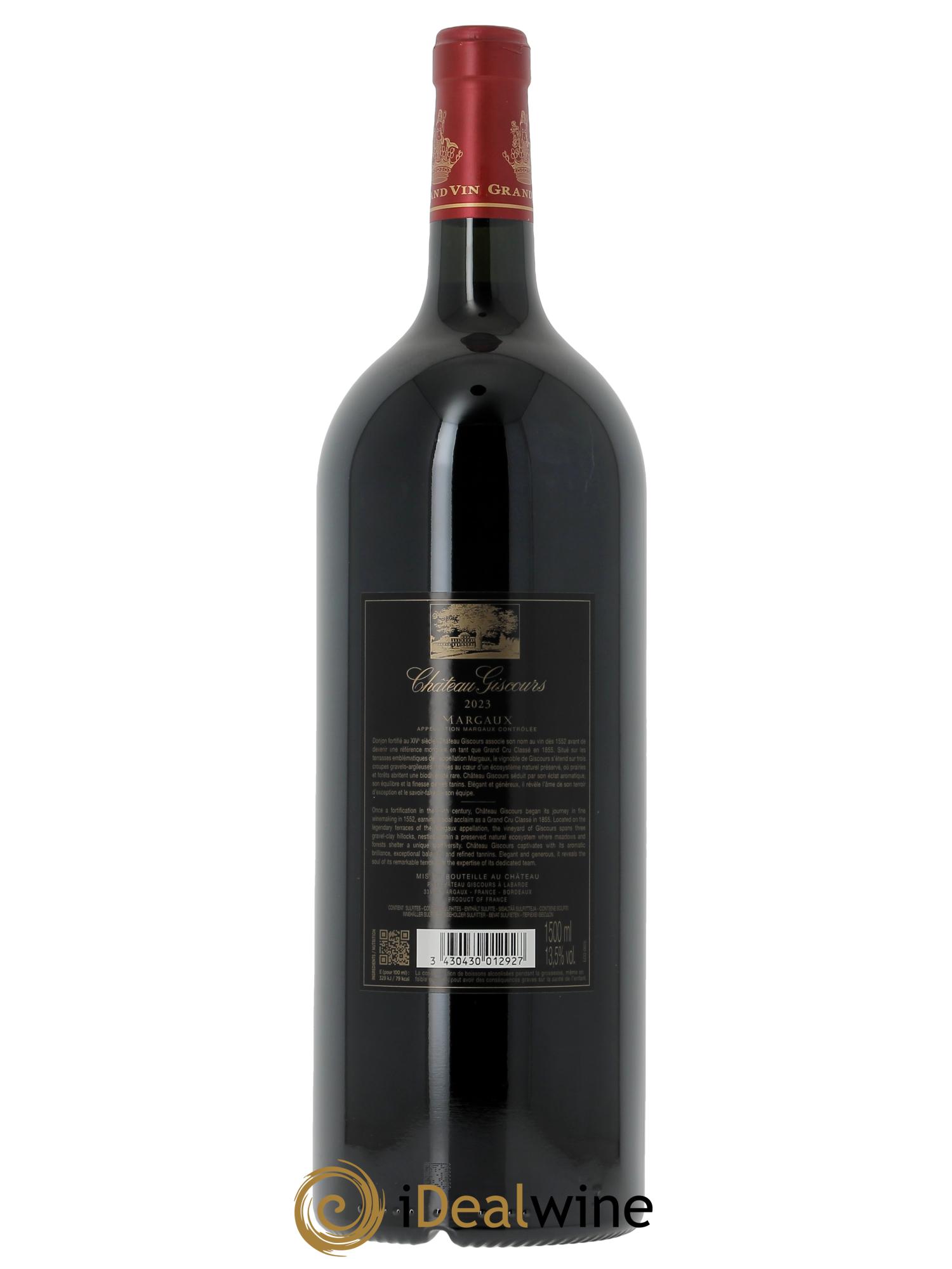 Château Giscours 3ème Grand Cru Classé (CBO à partir de 6 mgs) 2023 - Lot de 1 magnum - 1